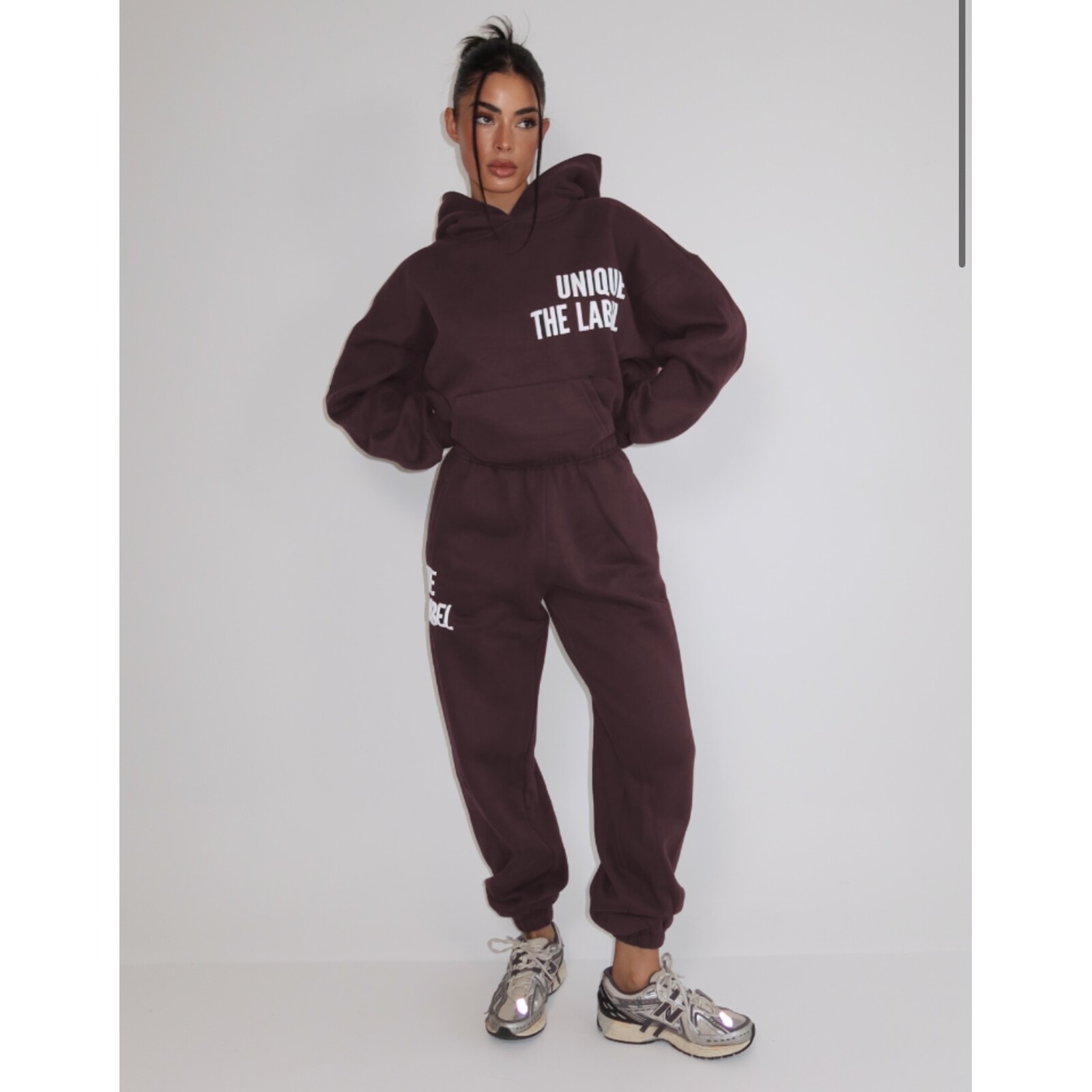 Unique The Label Hoodie  Elyana Unique the Label Cacao