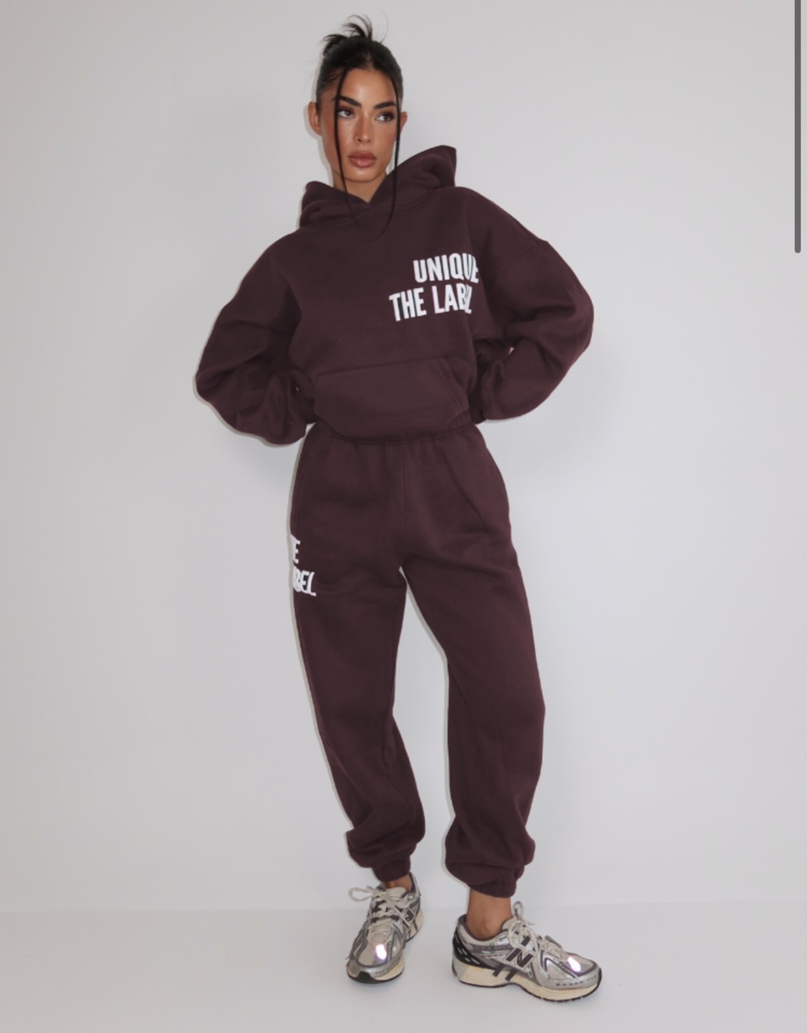 Unique The Label Hoodie  Elyana Unique the Label Cacao