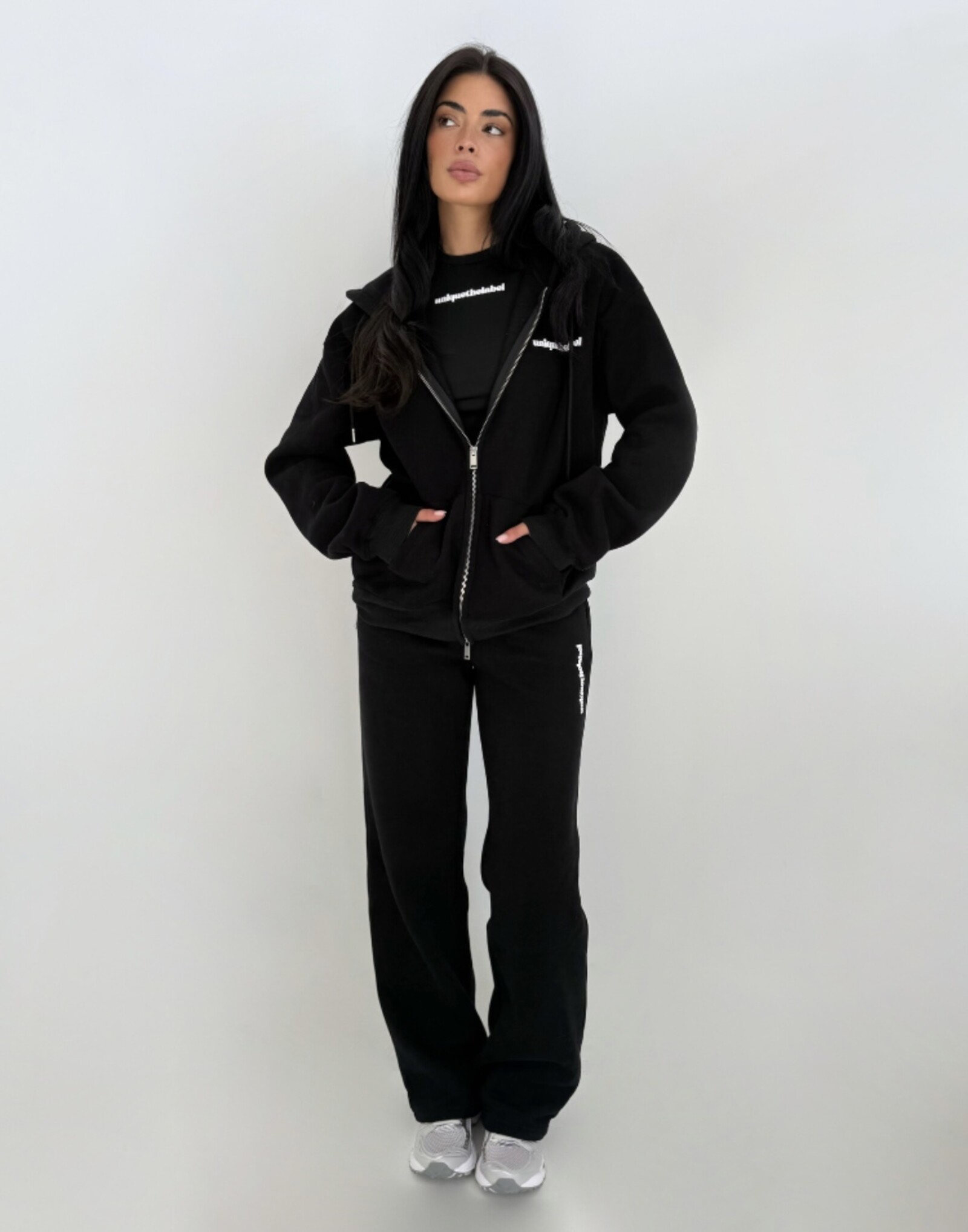 Unique The Label Pants Imani Wide Leg Unique the Label Black