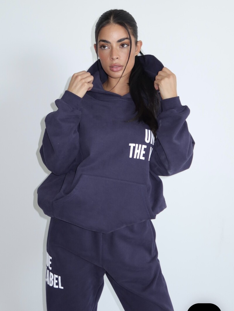 Hoodie Elyana Unique the Label Navy