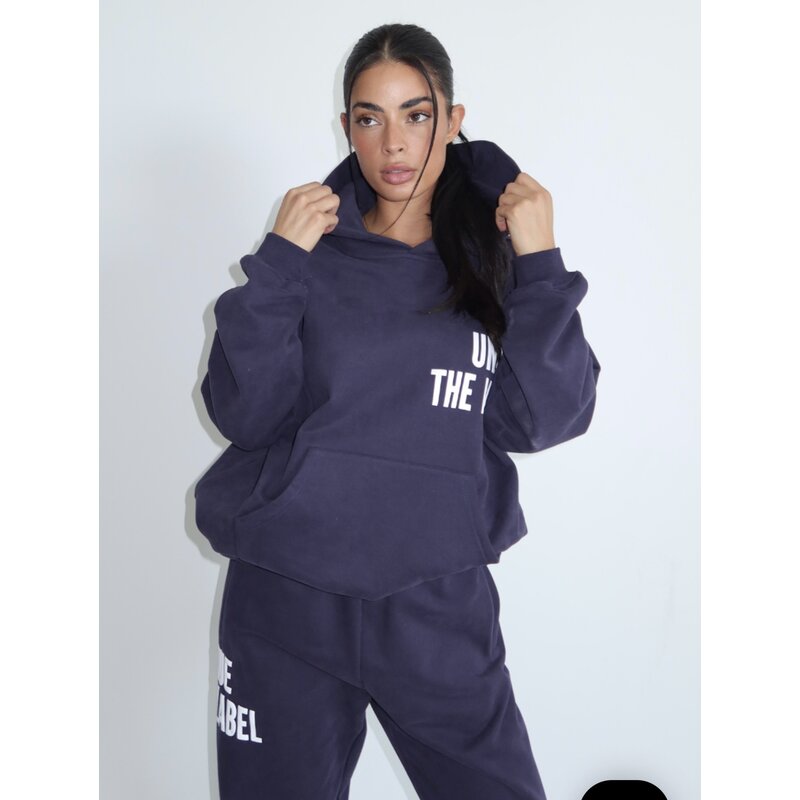Hoodie Elyana Unique the Label Navy