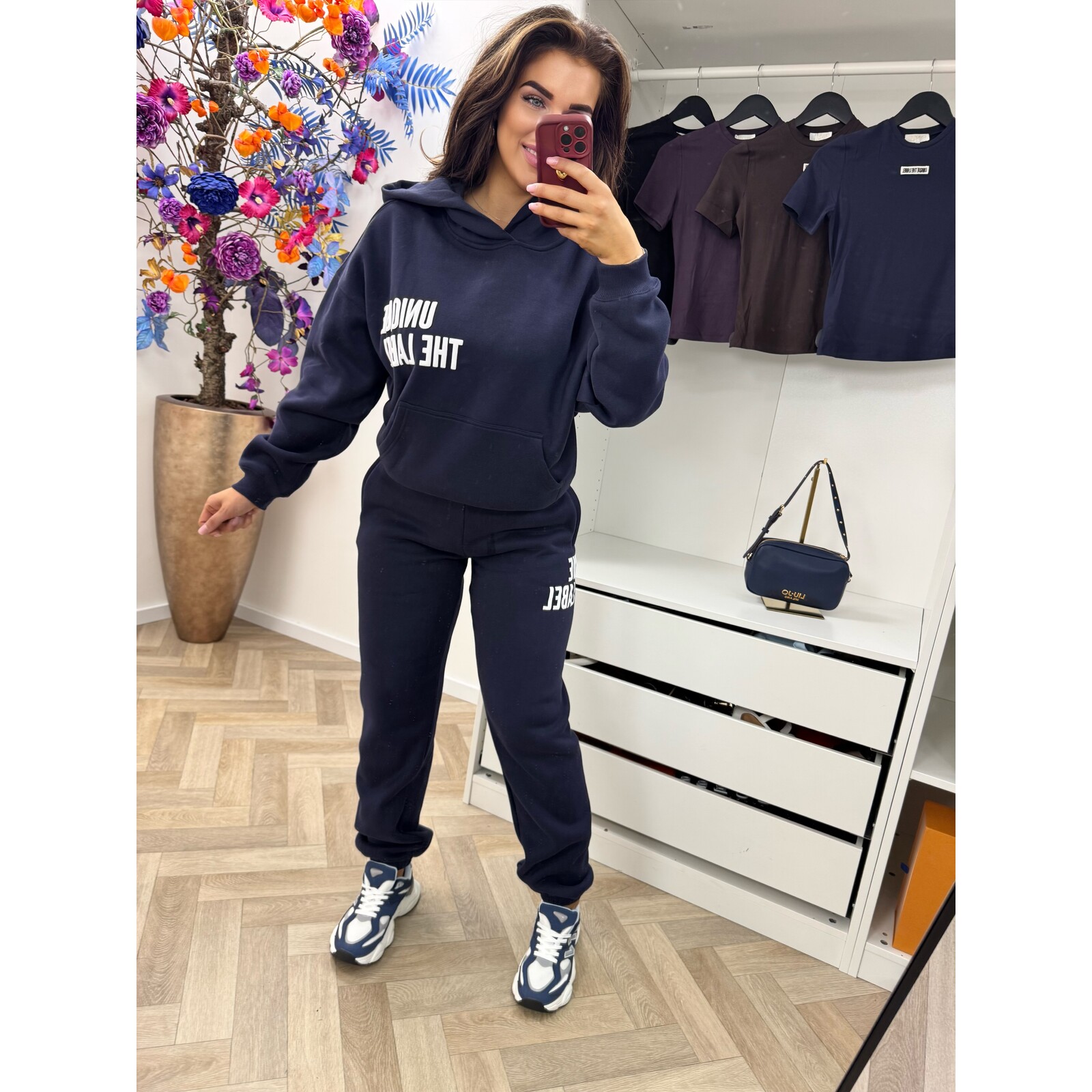 Unique The Label Hoodie Elyana Unique the Label Navy