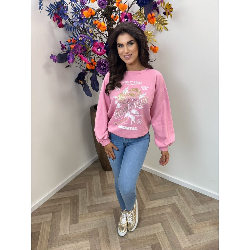 Sweater Rose Power 801754 Pink