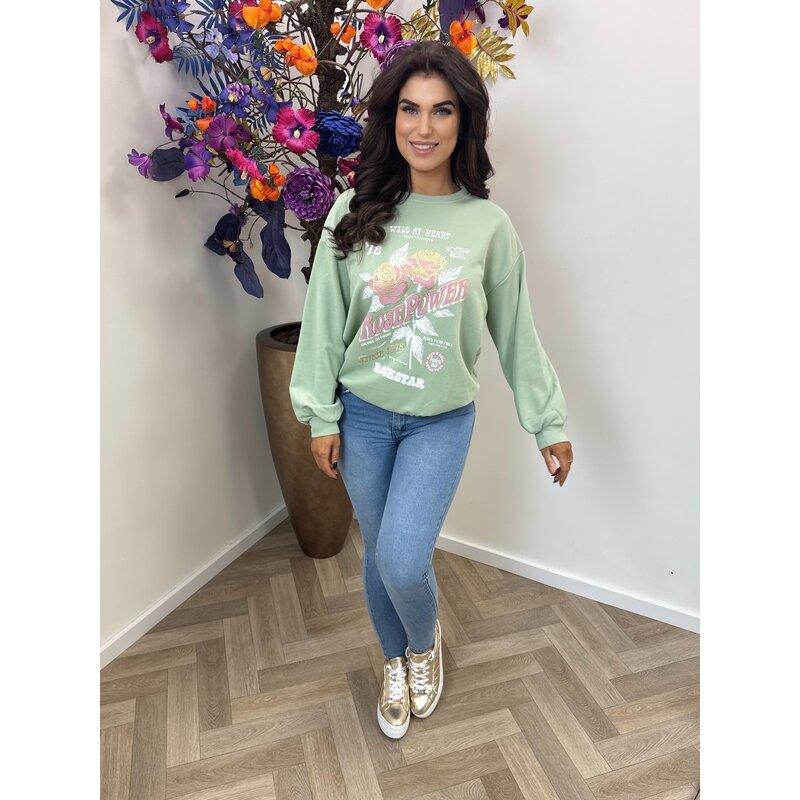 Sweater Rose Power 801754 Mint