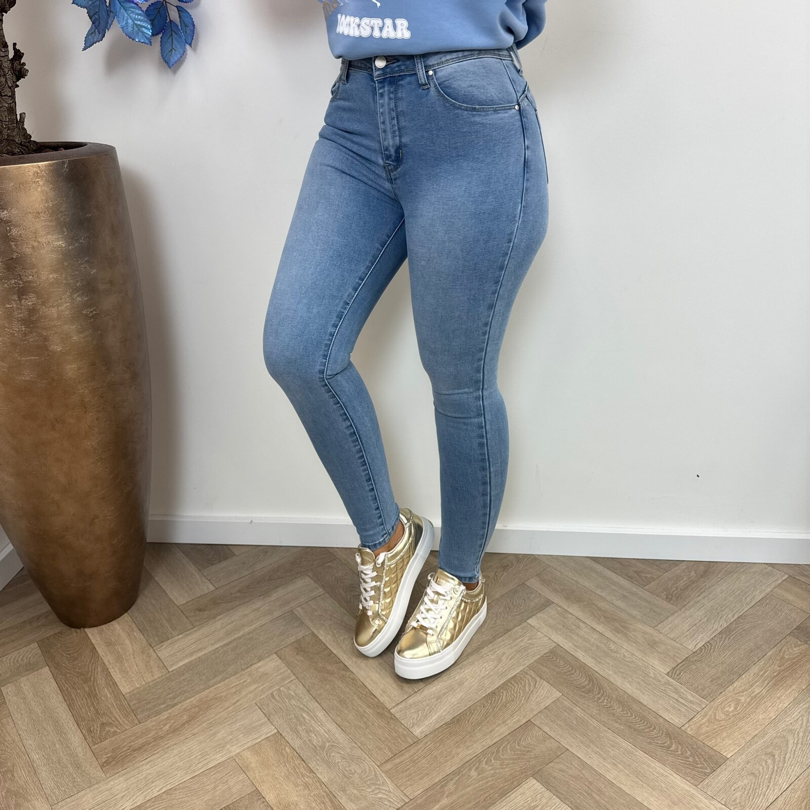 Jeans Vivid Skinny Push up blue B218 PRE ORDER