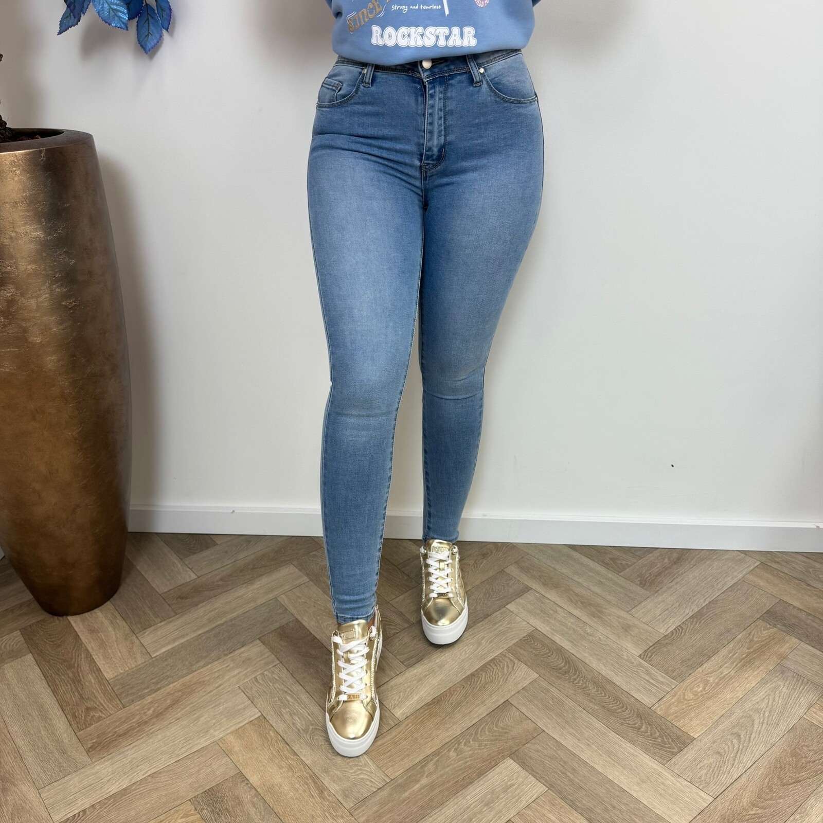 Jeans Vivid Skinny Push up blue B218 PRE ORDER