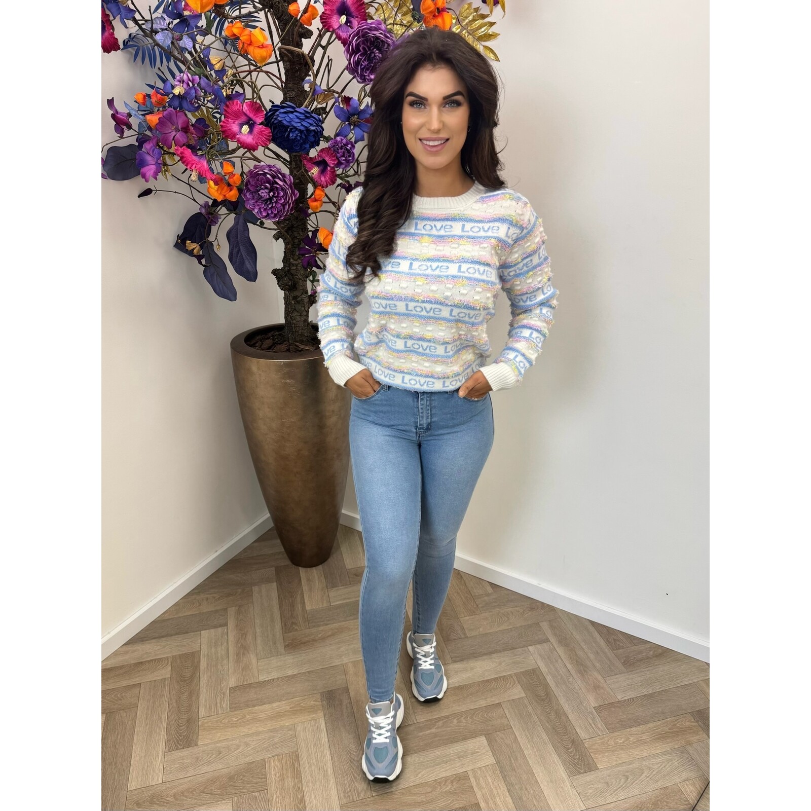 Trui Love Colors AM622 Blue