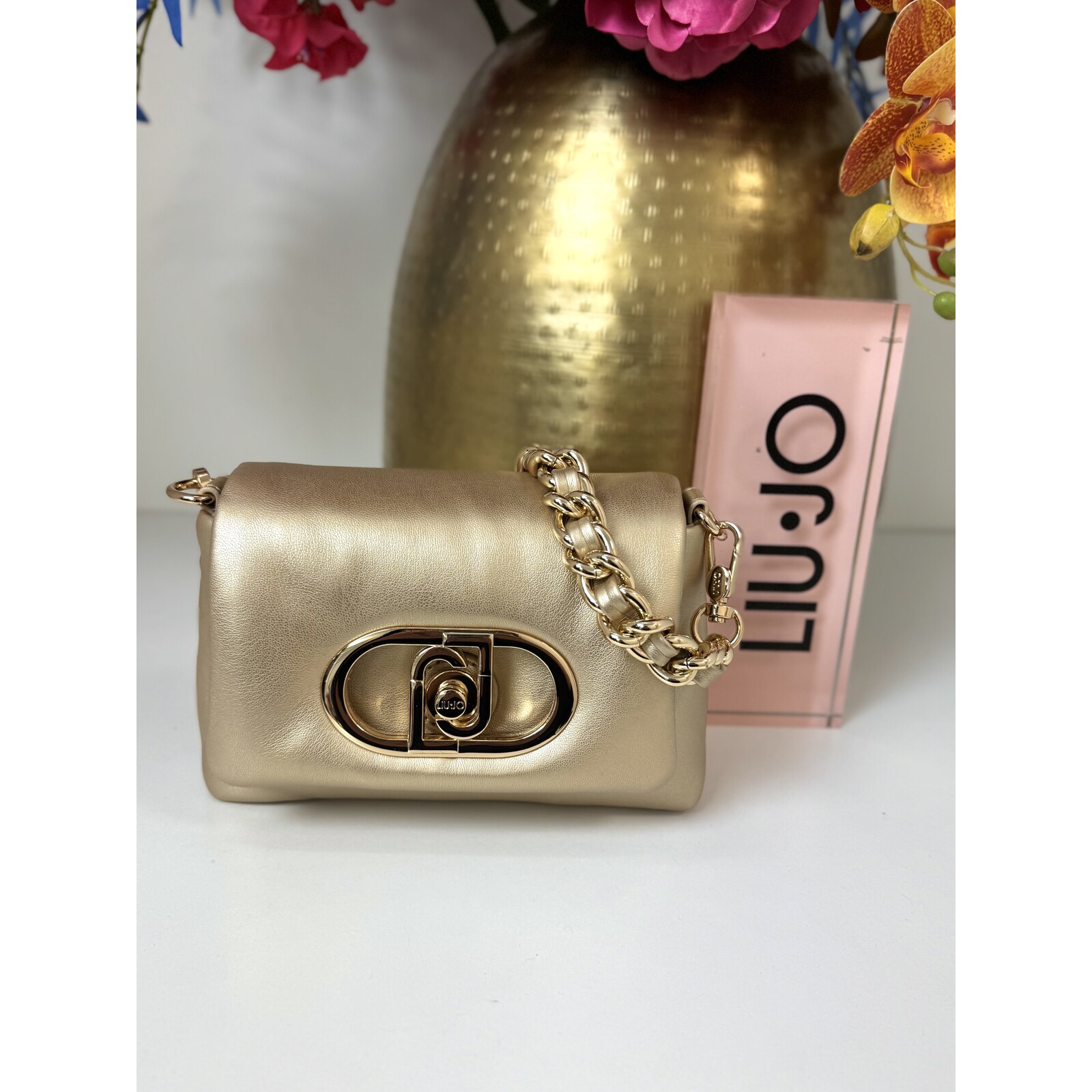 Liu-Jo Bag Lapuffy Light Gold 1068 Liu Jo