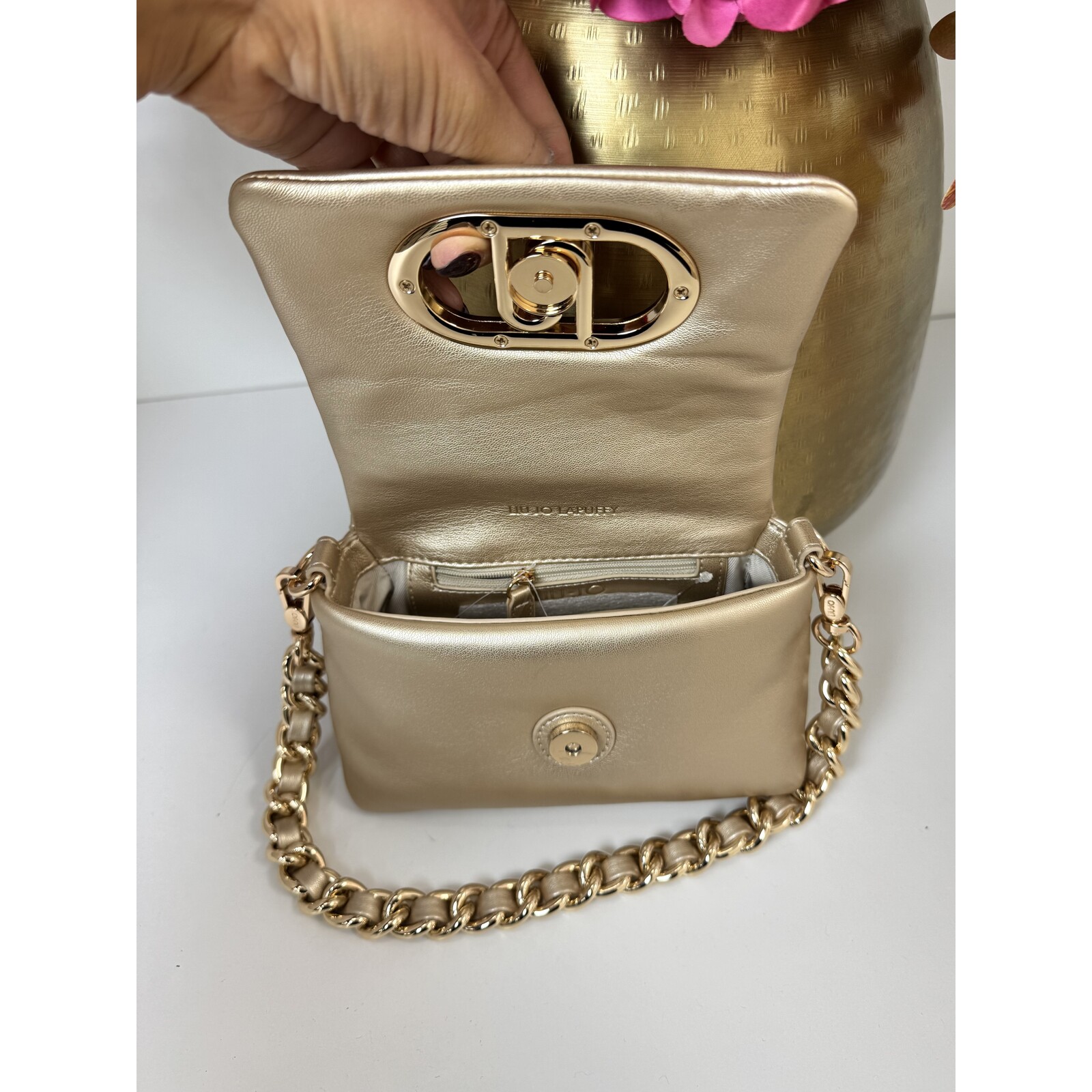 Liu-Jo Bag Lapuffy Light Gold 1068 Liu Jo