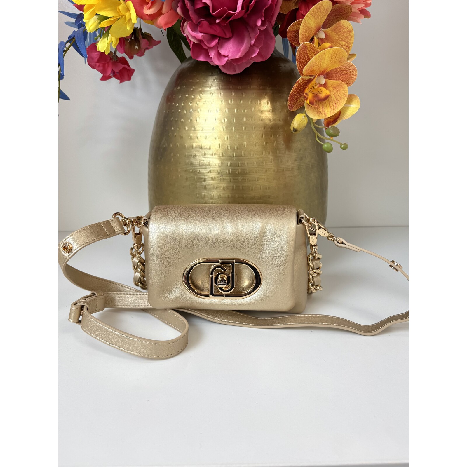 Liu-Jo Bag Lapuffy Light Gold 1068 Liu Jo