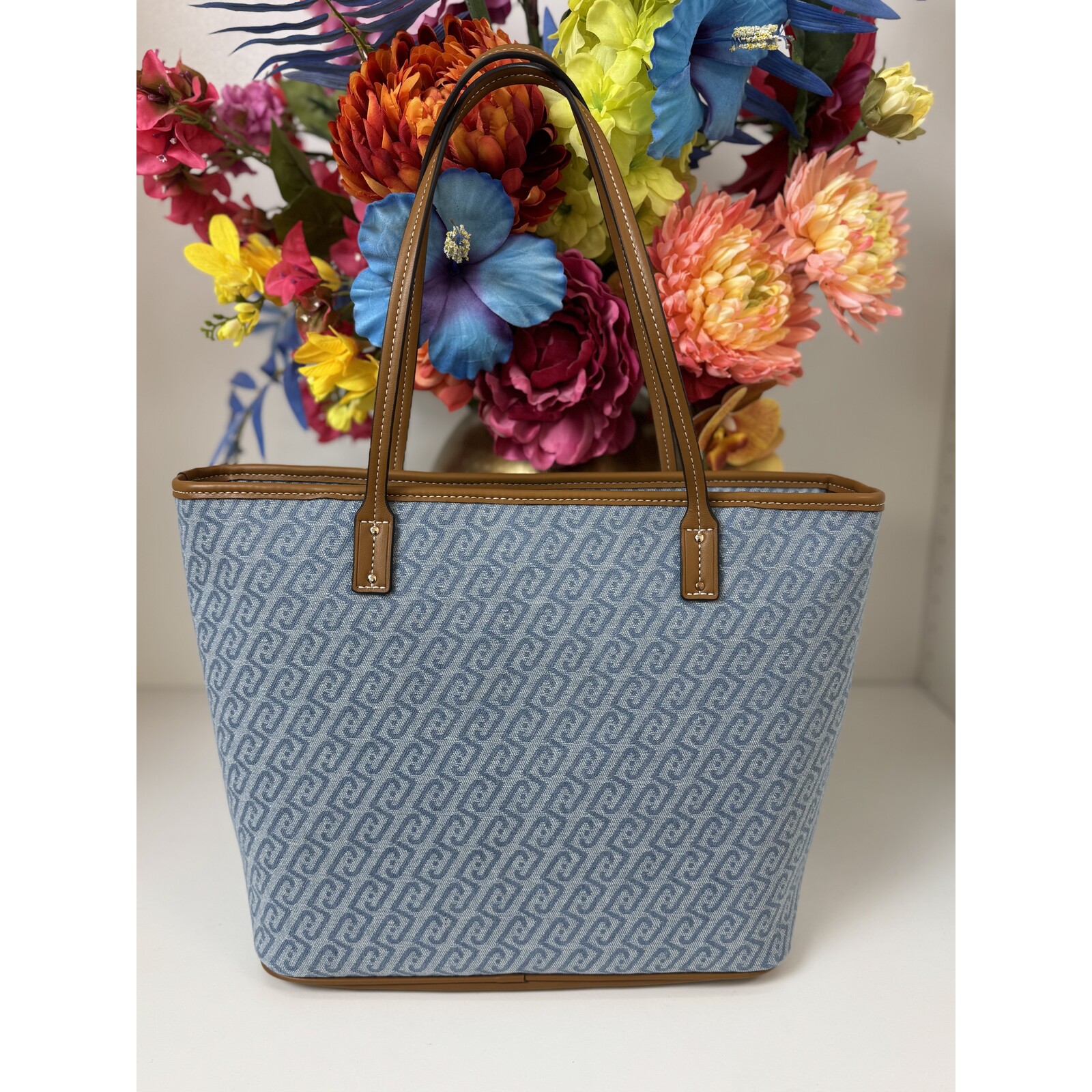 Liu-Jo Tote Bag Evrim Denim Logo 1070 Liu Jo
