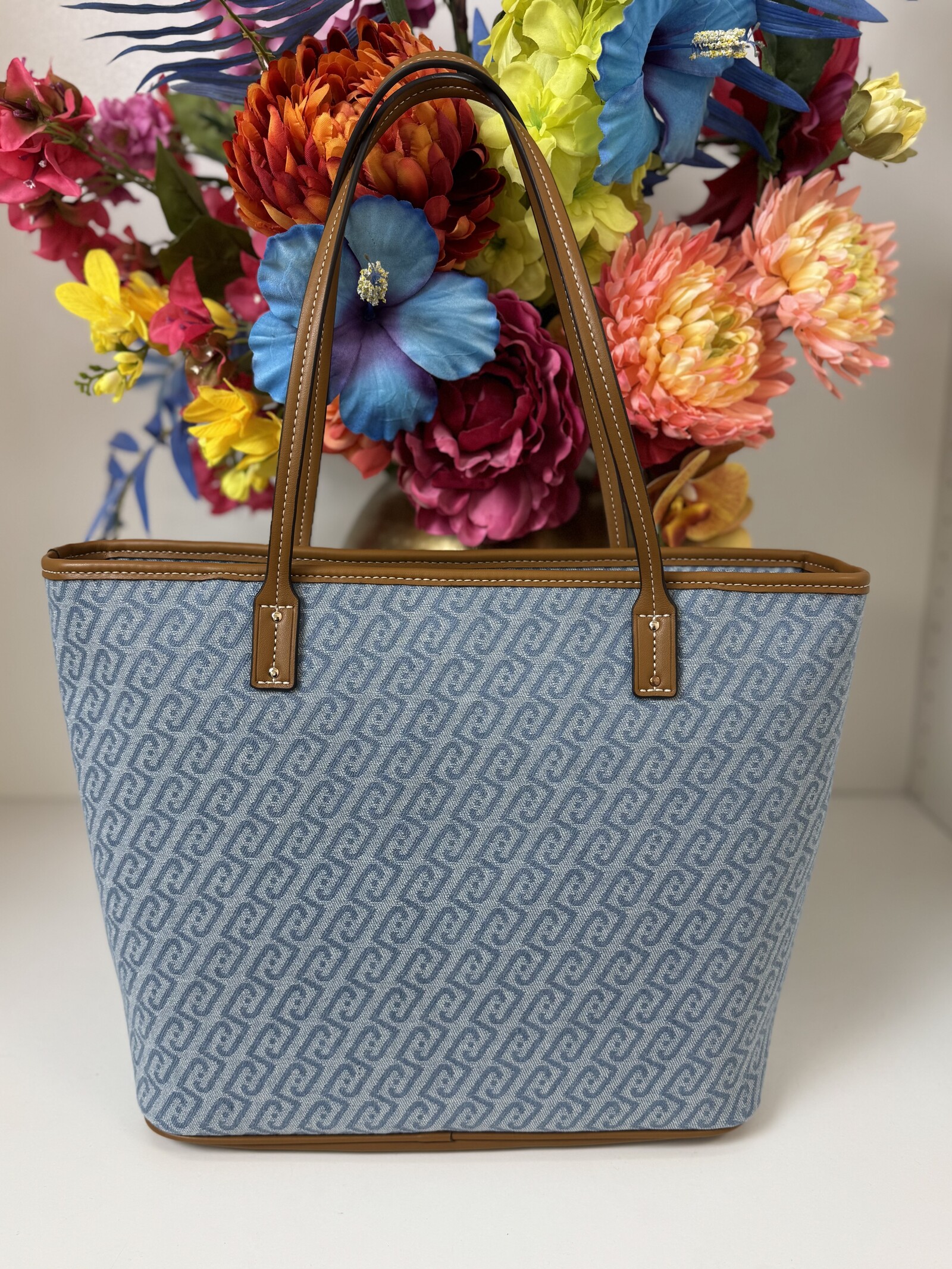 Liu-Jo Tote Bag Evrim Denim Logo 1070 Liu Jo