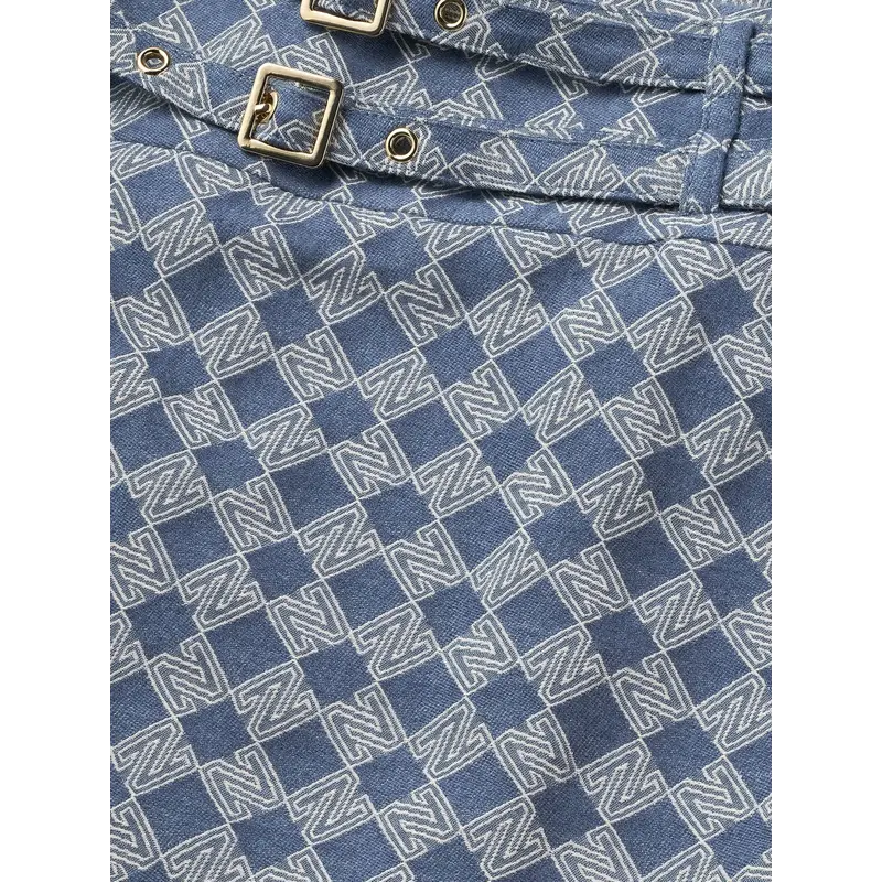 Skirt Parole Misty Denim Blue Nikkie