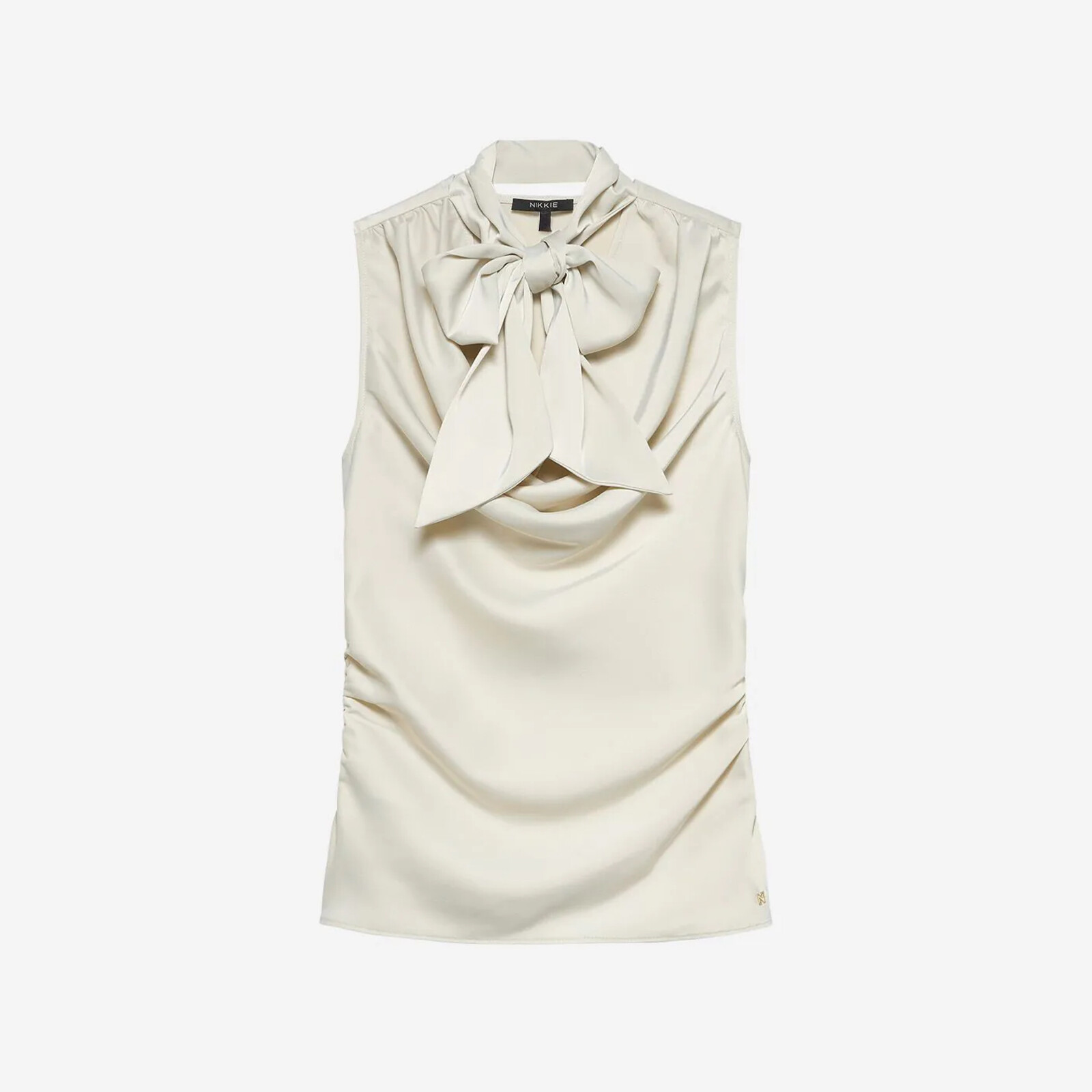 Nikkie Satin Top Provo Cream Nikkie