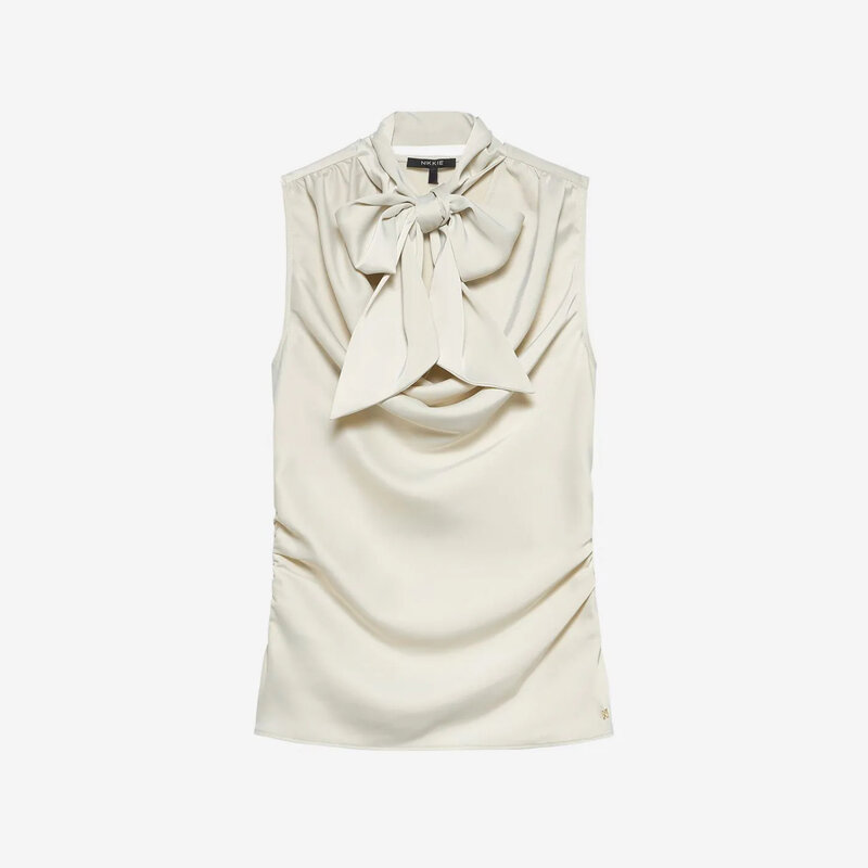 Satin Top Provo Cream Nikkie