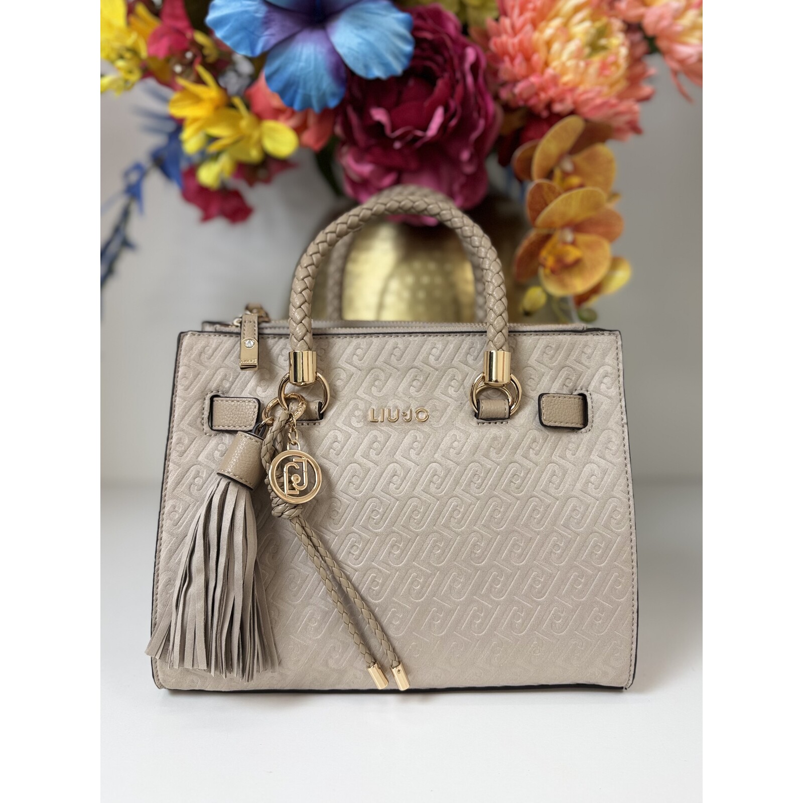 Liu-Jo Satchel Bag Manh Neutro 1065 Liu Jo