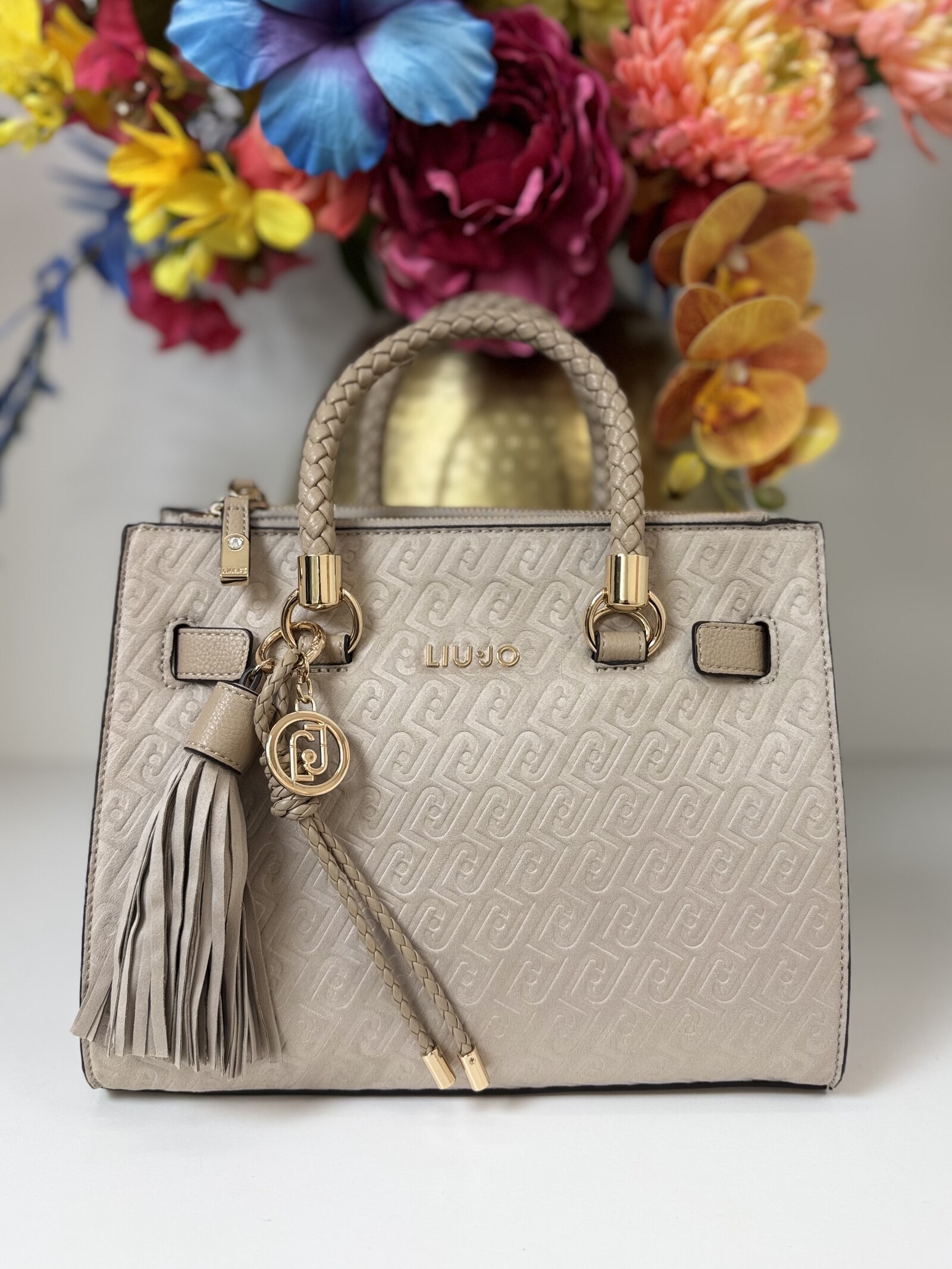 Liu-Jo Satchel Bag Manh Neutro 1065 Liu Jo