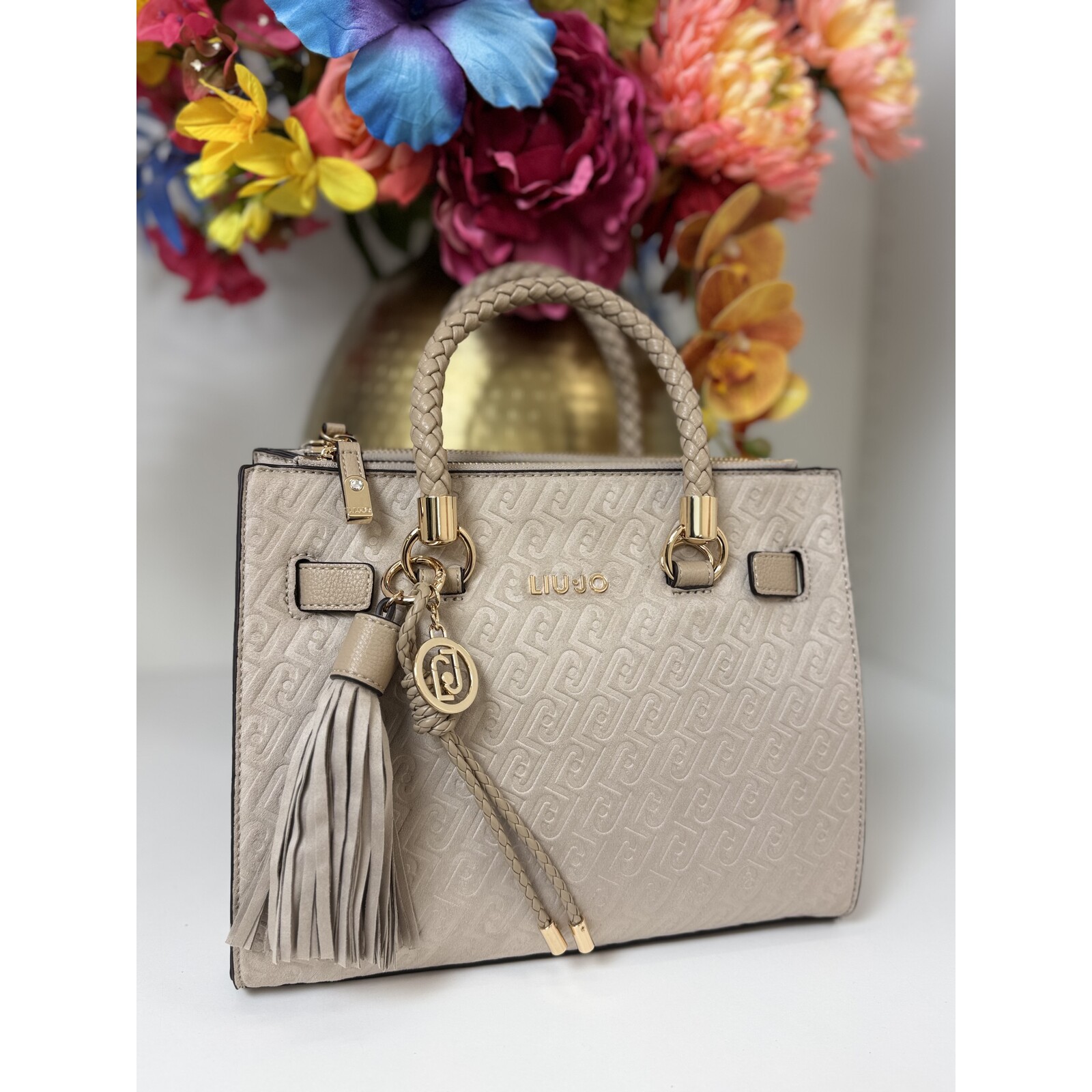 Liu-Jo Satchel Bag Manh Neutro 1065 Liu Jo