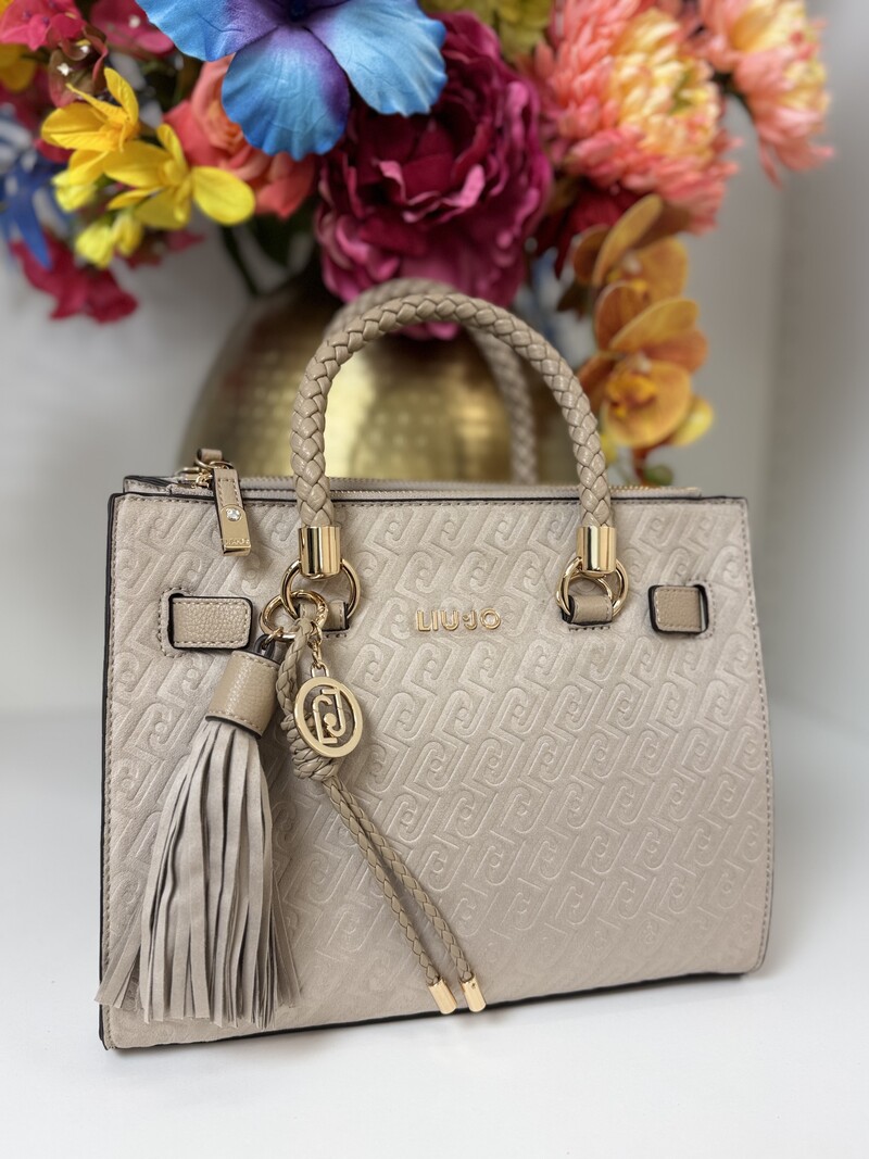 Satchel Bag Manh Neutro 1065 Liu Jo