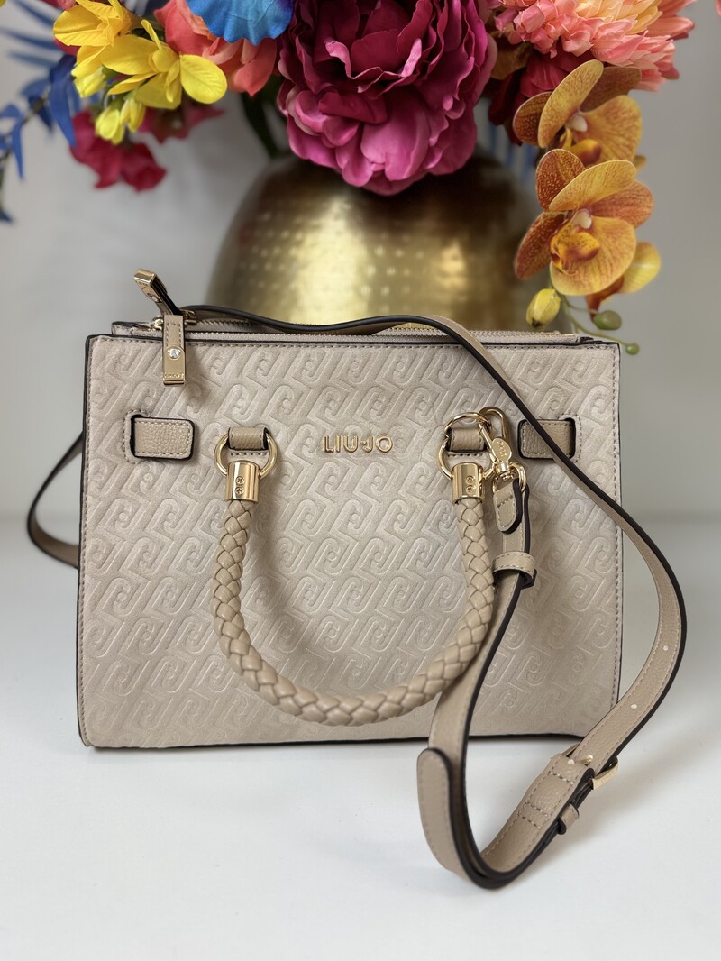 Satchel Bag Manh Neutro 1065 Liu Jo