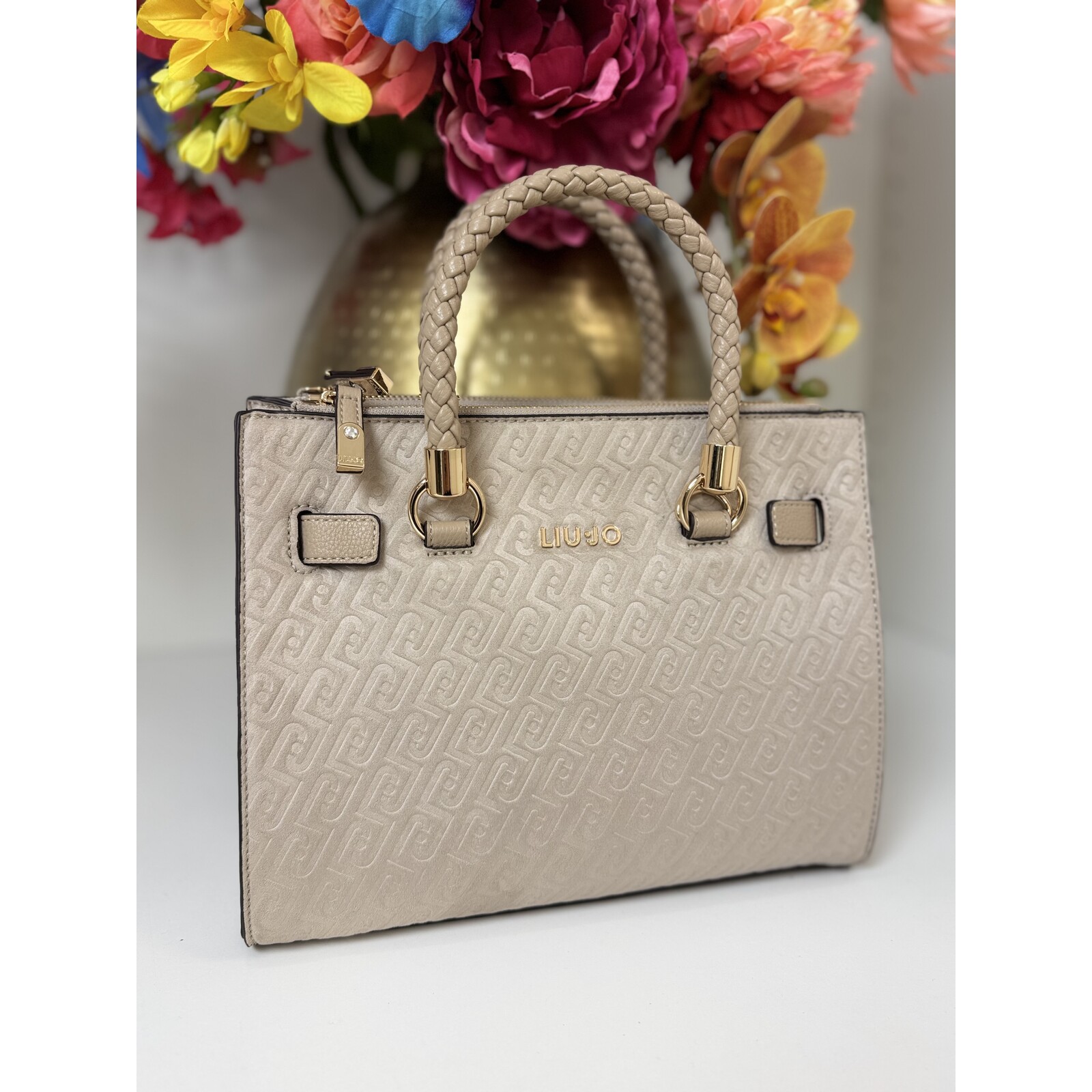 Liu-Jo Satchel Bag Manh Neutro 1065 Liu Jo