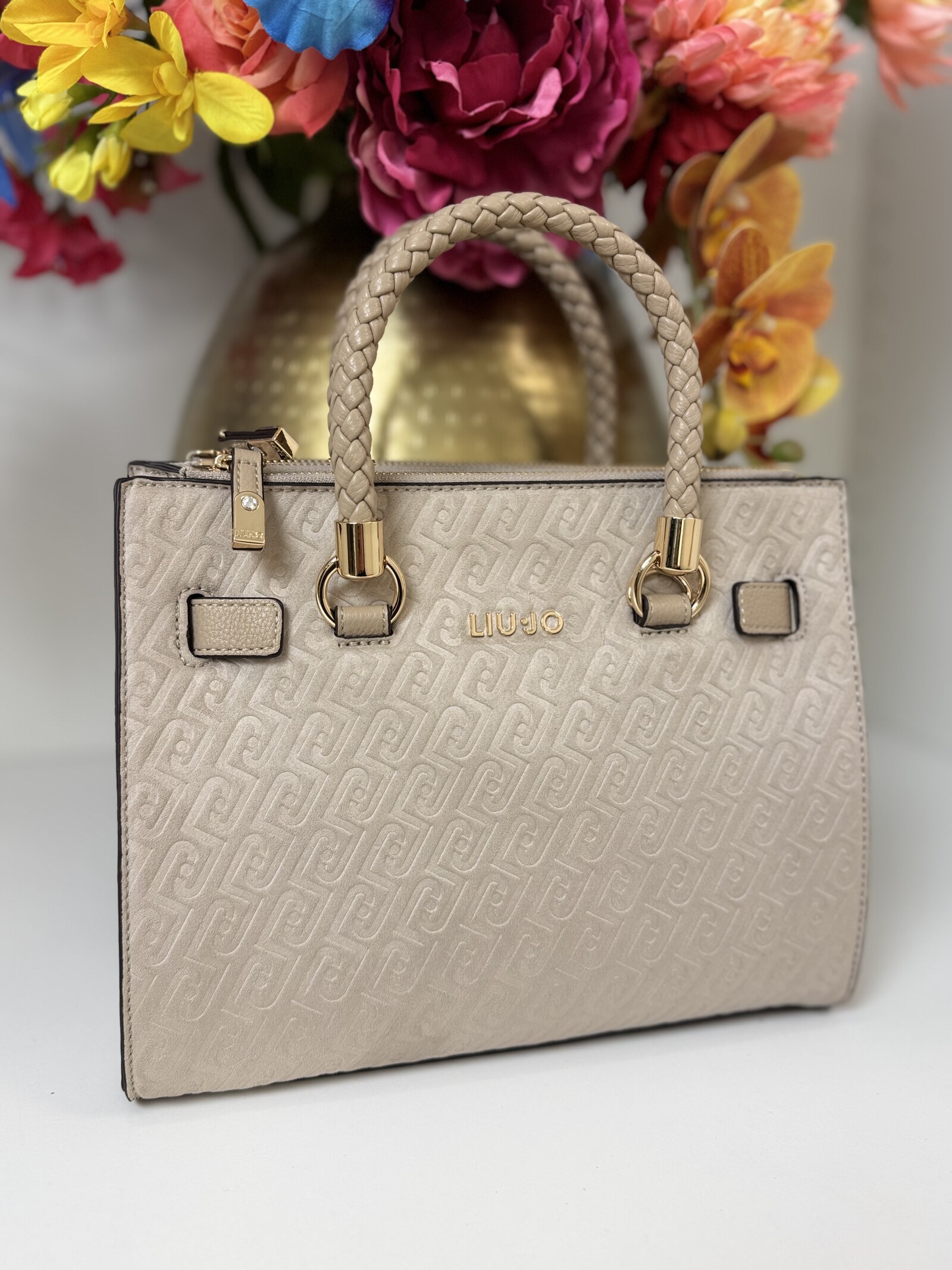 Liu-Jo Satchel Bag Manh Neutro 1065 Liu Jo