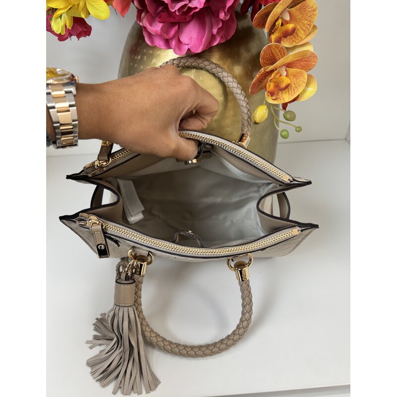 Satchel Bag Manh Neutro 1065 Liu Jo