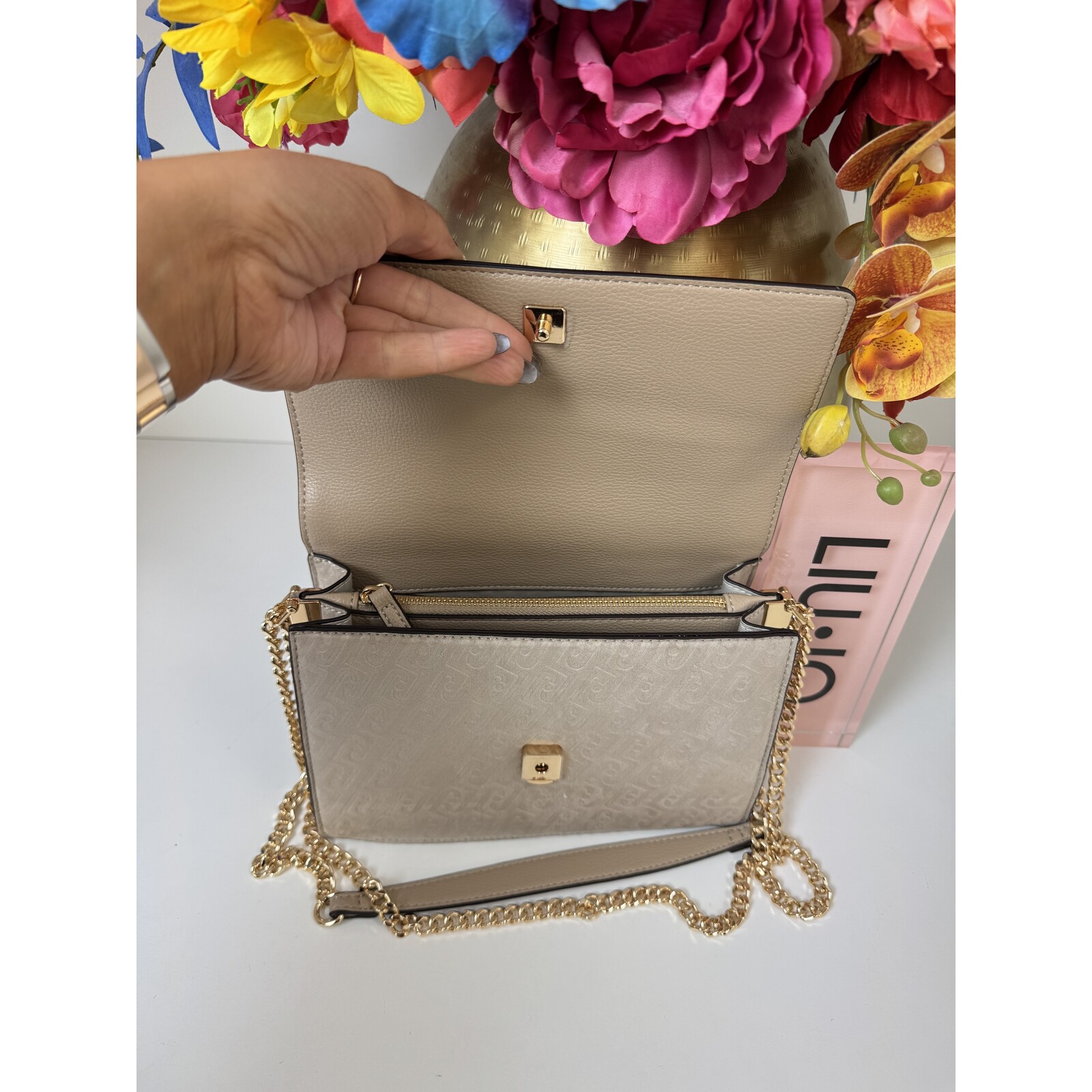 Liu-Jo Crossbody bag Mahn Logo Neutro 1067 Liu Jo