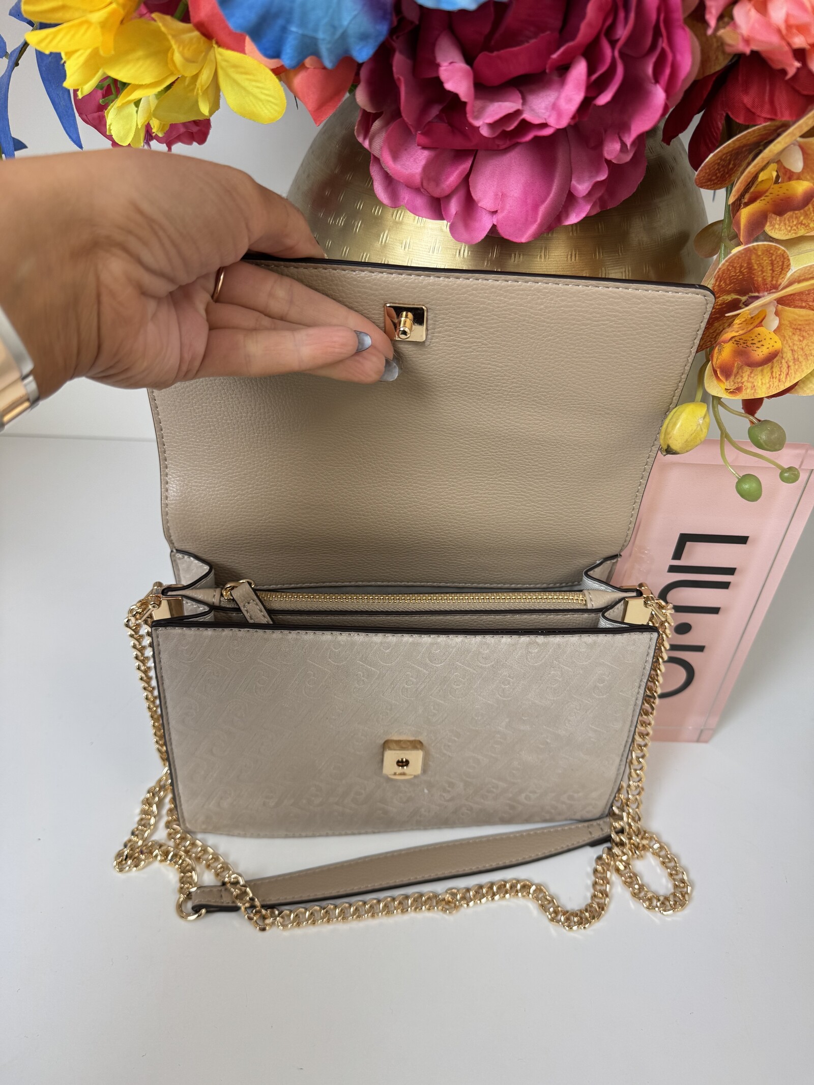 Liu-Jo Crossbody bag Mahn Logo Neutro 1067 Liu Jo