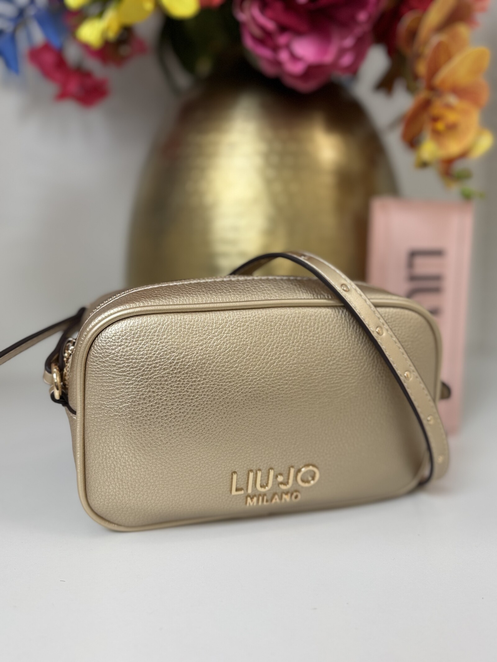 Liu-Jo Camera Bag Evrim Light Gold 1062 Liu Jo