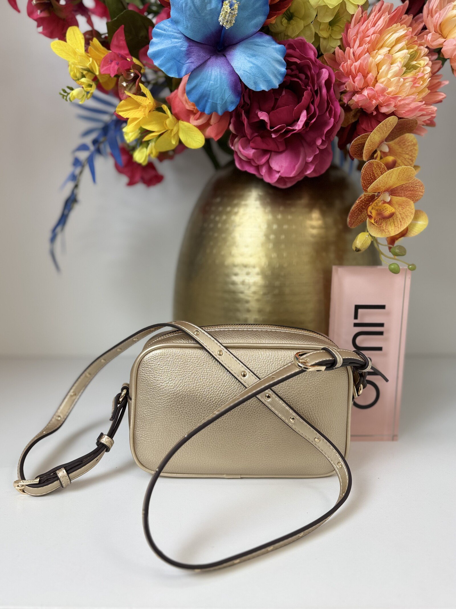 Liu-Jo Camera Bag Evrim Light Gold 1062 Liu Jo