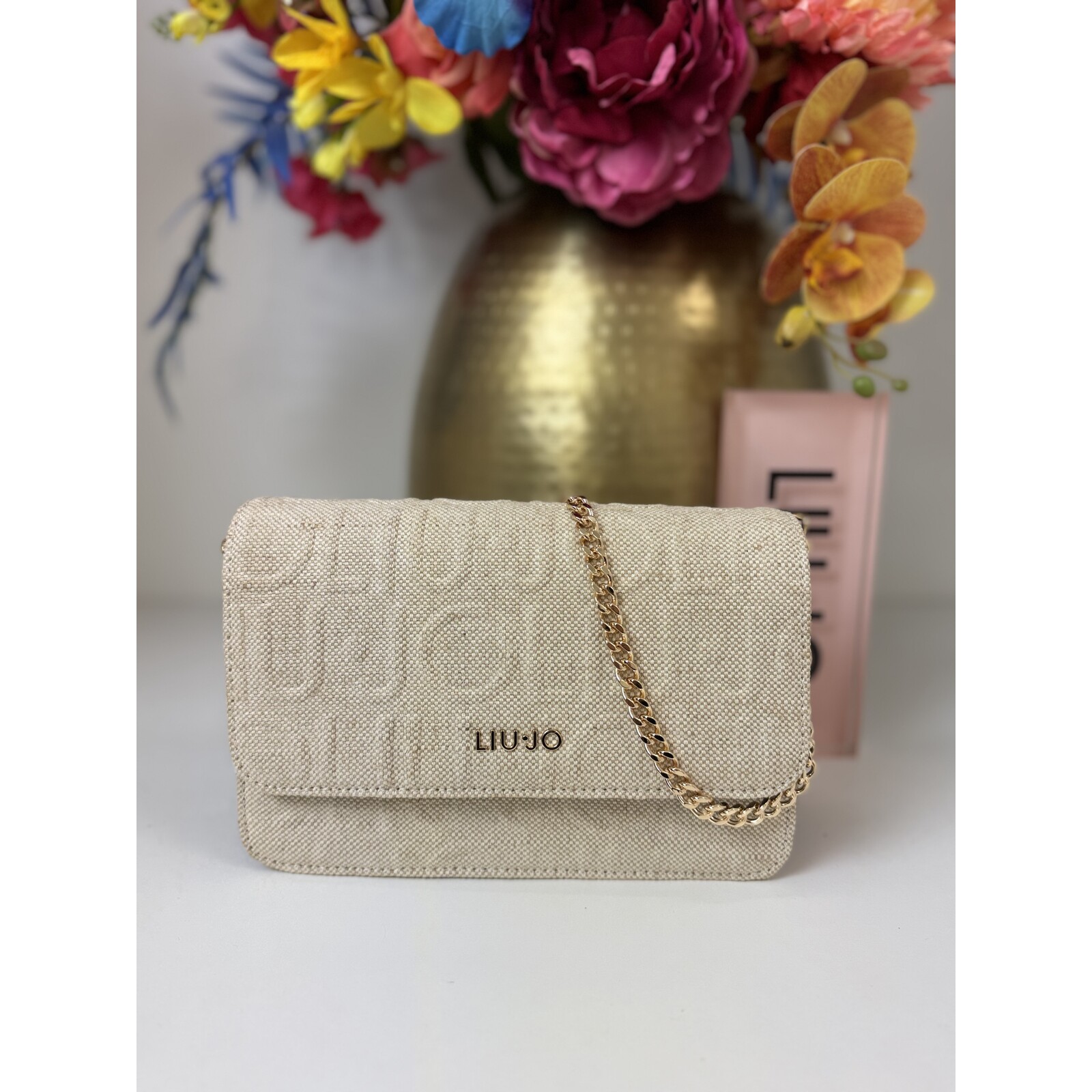 Liu-Jo Crossbody bag Mahn Logo Naturale 1063 Liu Jo