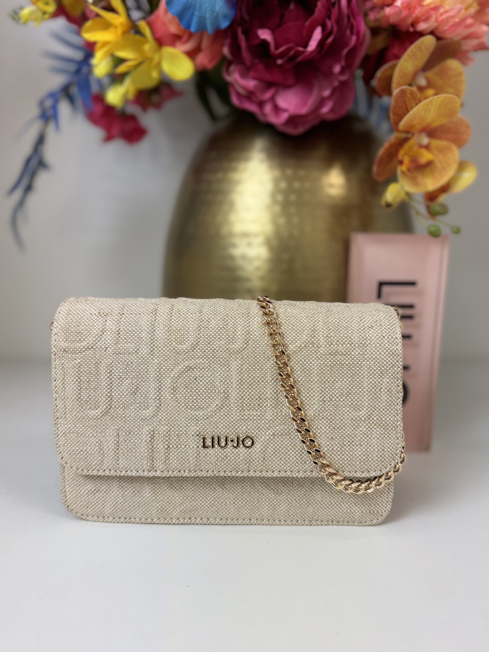 Liu-Jo Crossbody bag Mahn Logo Naturale 1063 Liu Jo