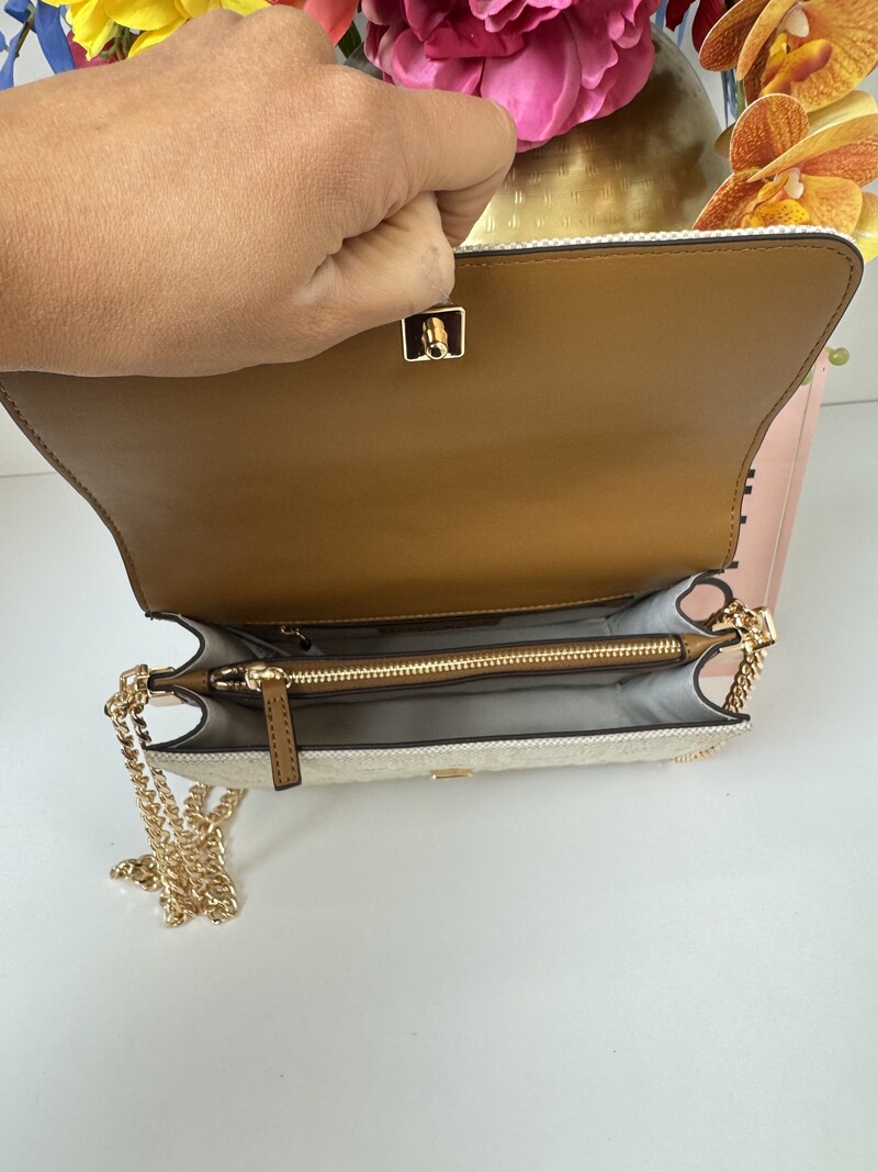 Crossbody bag Mahn Logo Naturale 1063 Liu Jo