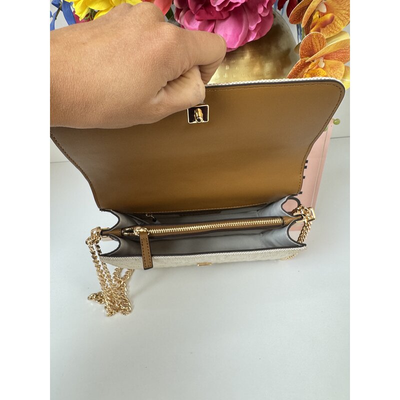 Crossbody bag Mahn Logo Naturale 1063 Liu Jo