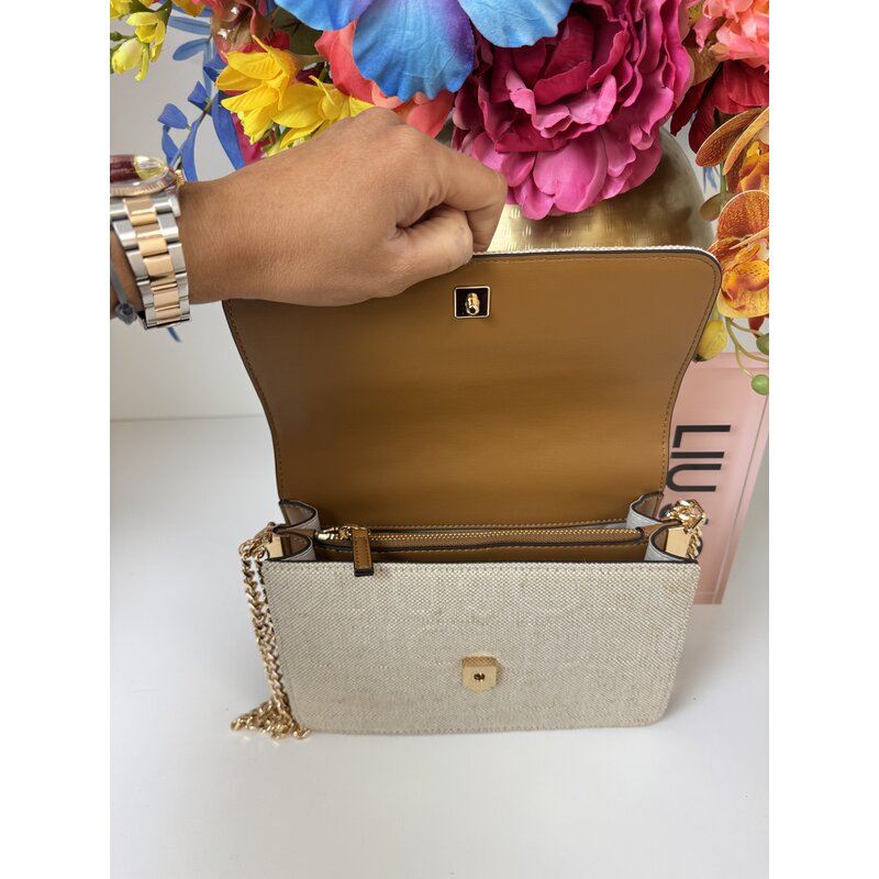 Crossbody bag Mahn Logo Naturale 1063 Liu Jo