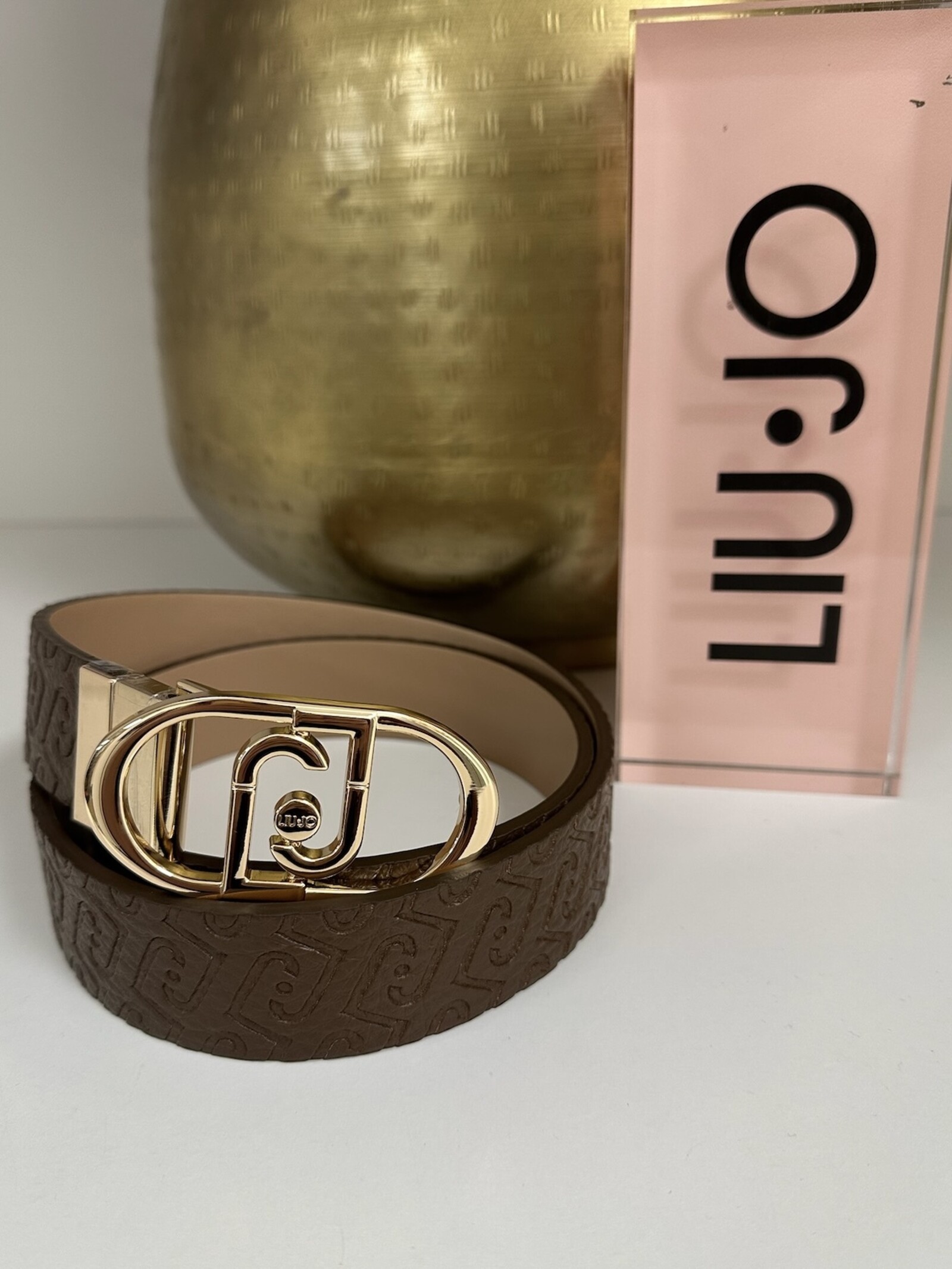 Liu-Jo 2 in 1 belt Proje Brown Camel 1072