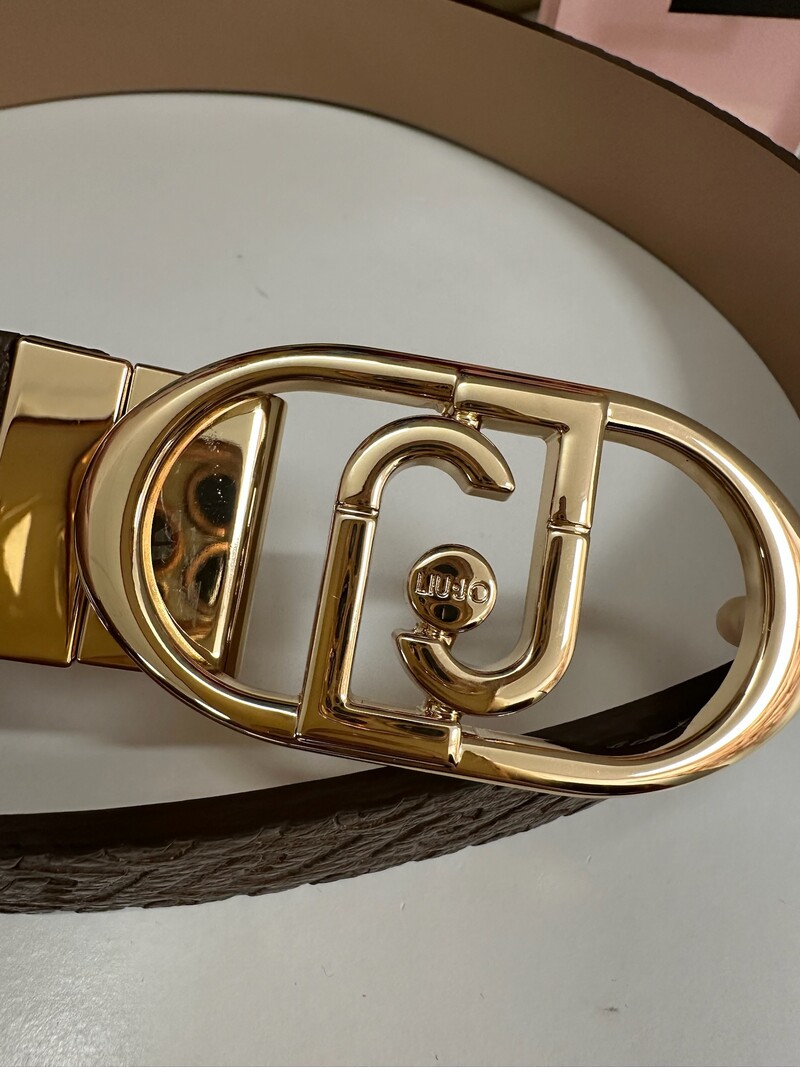 2 in 1 belt Proje Brown Camel 1072