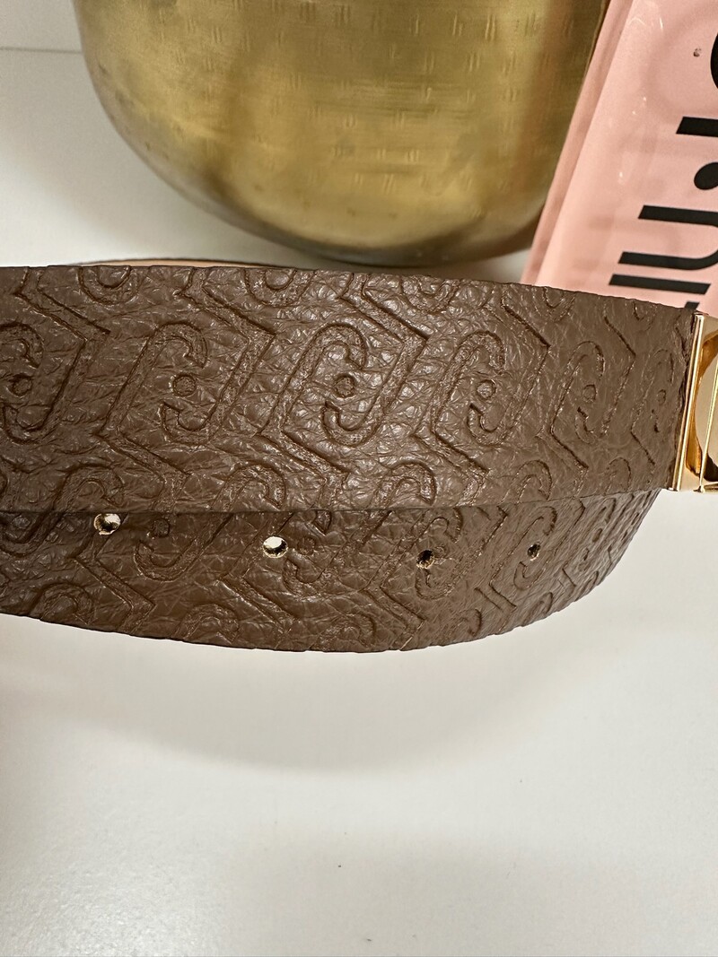 2 in 1 belt Proje Brown Camel 1072