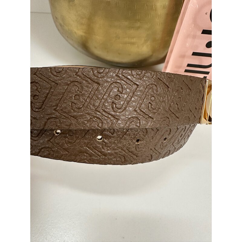 2 in 1 belt Proje Brown Camel 1072