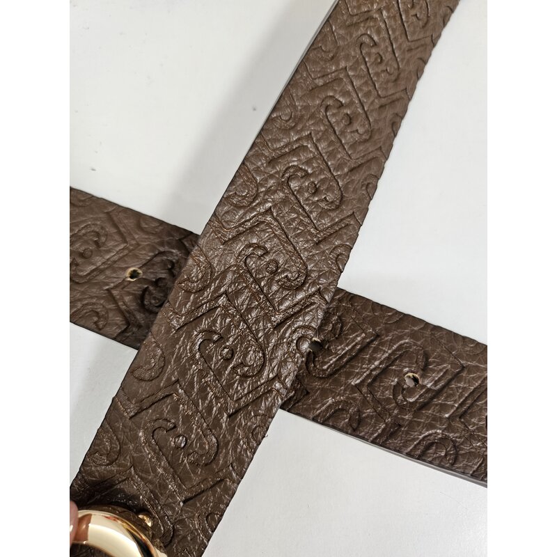 2 in 1 belt Proje Brown Camel 1072