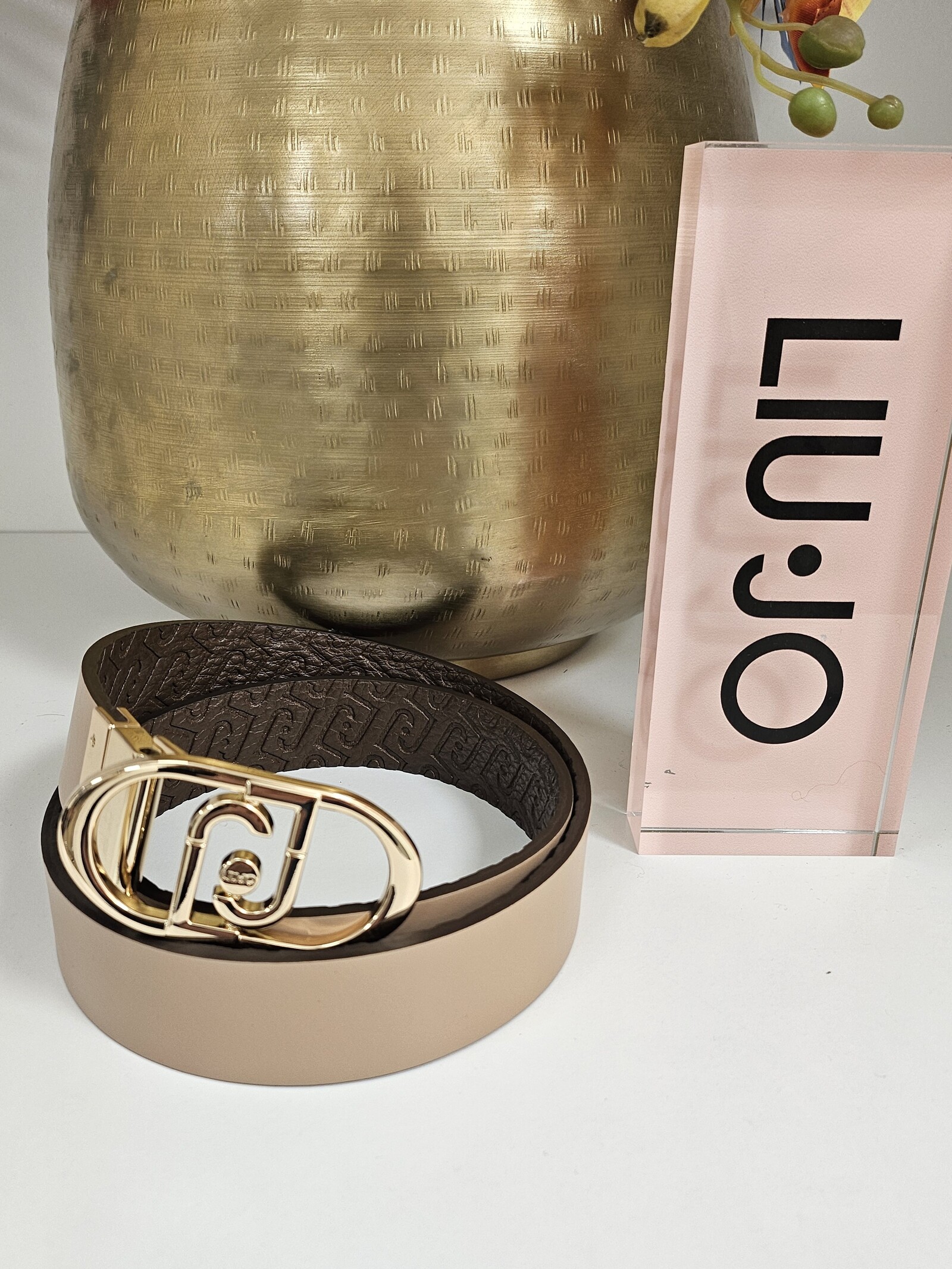 Liu-Jo 2 in 1 belt Proje Brown Camel 1072