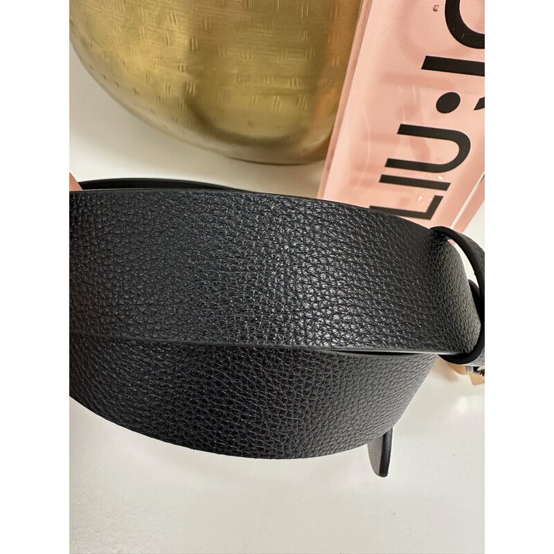 Belt LJ Logo Black 1076 Liu Jo