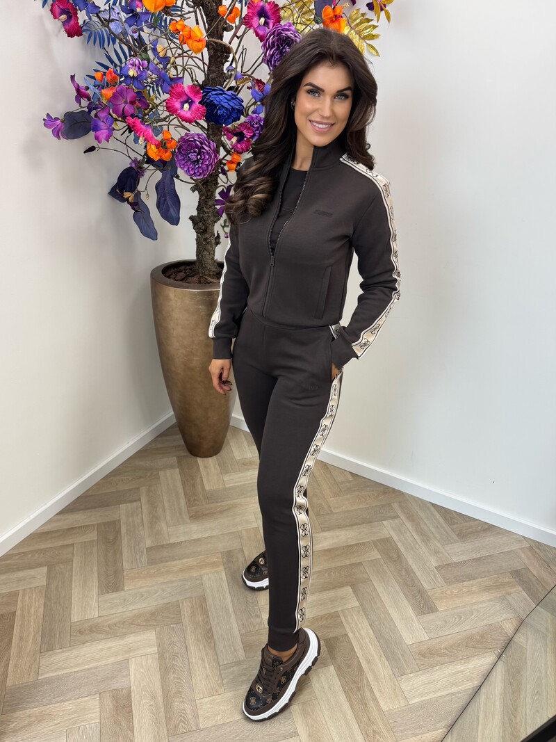 Full Zip Jacket Britney Coffee 1003 Guess