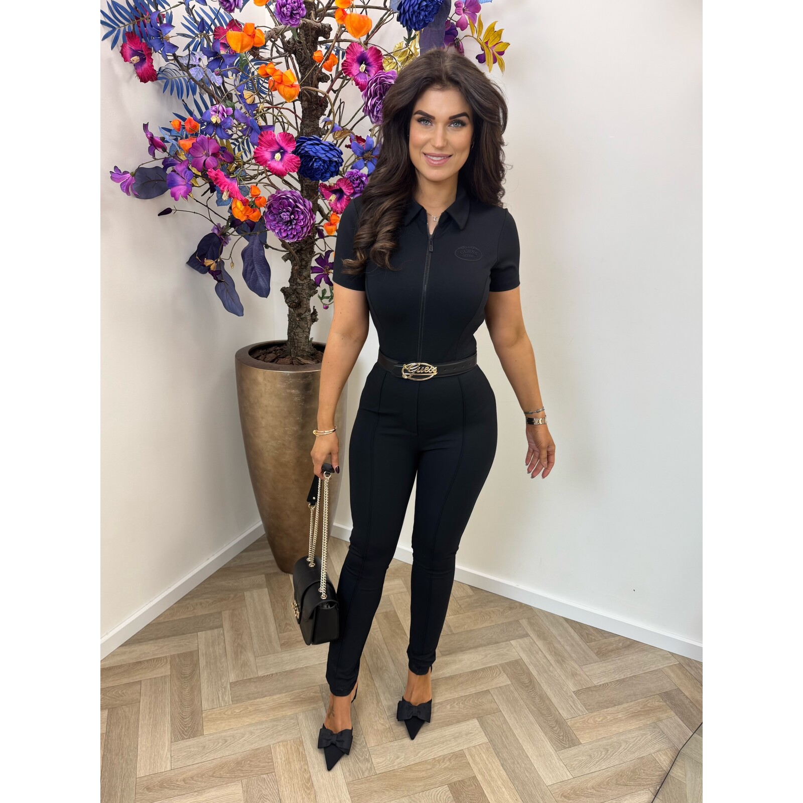 Guess Jumpsuit Annie black 1000 Guess