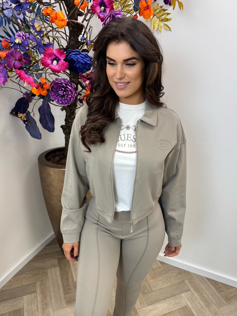 Full Zip Jacket Annie Taupe 998 Guess