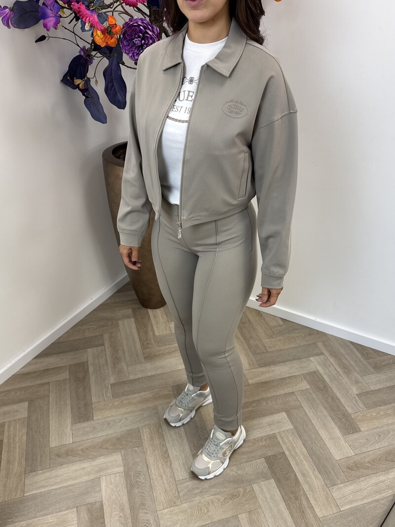 Full Zip Jacket Annie Taupe 998 Guess