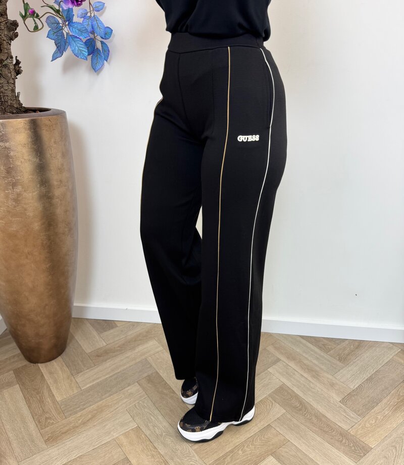 Wide Leg Pants Georgia Black 1055 Guess