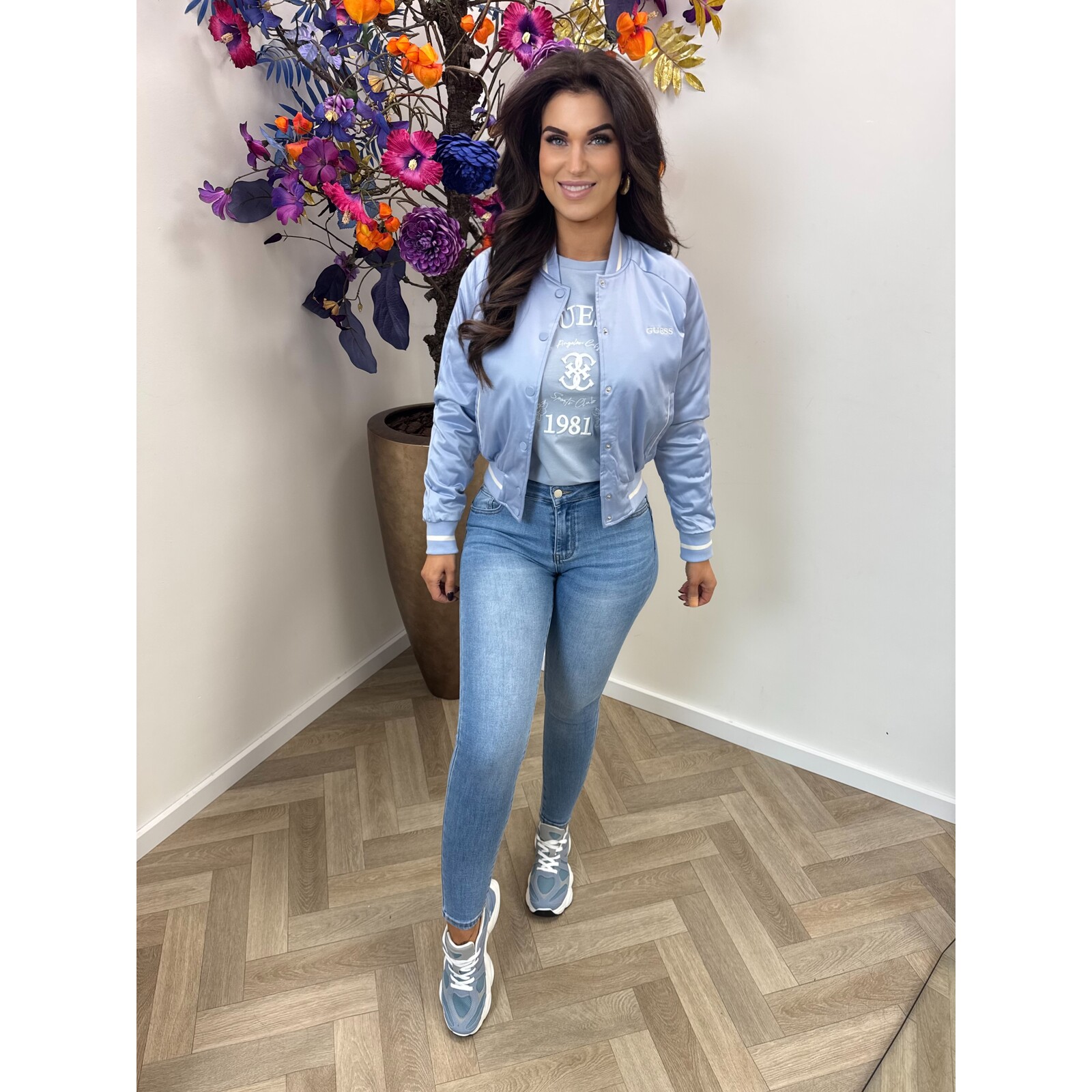 Guess Jacket Tamara Peaceful Blue 994 Guess