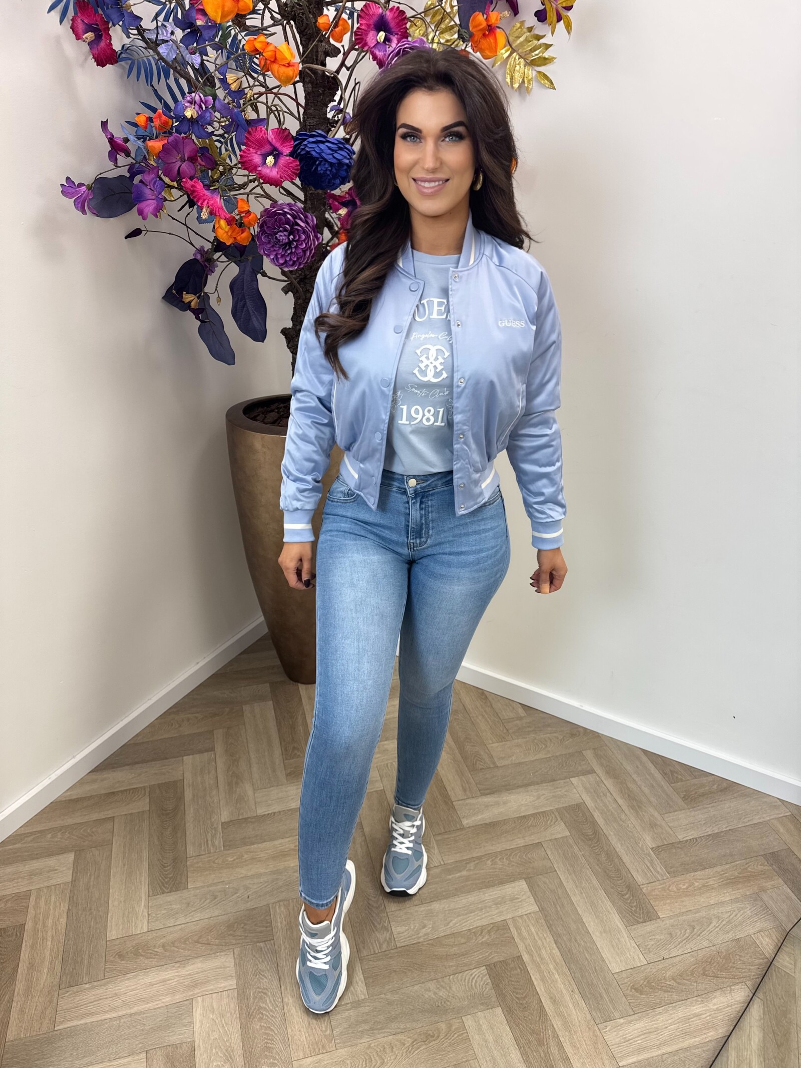 Guess Jacket Tamara Peaceful Blue 994 Guess